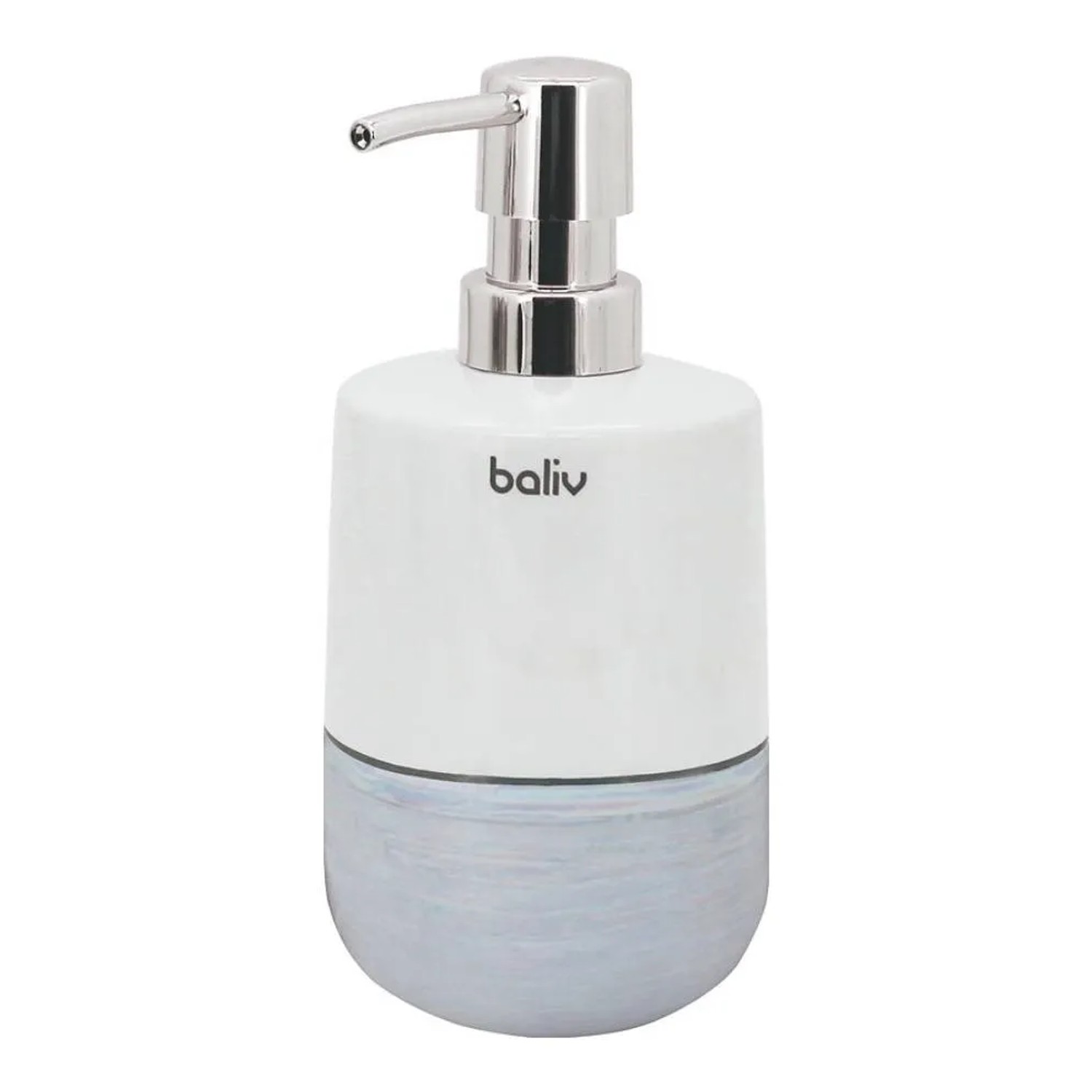 Baliv Dozownik do mydła ceramiczny biel-hologram