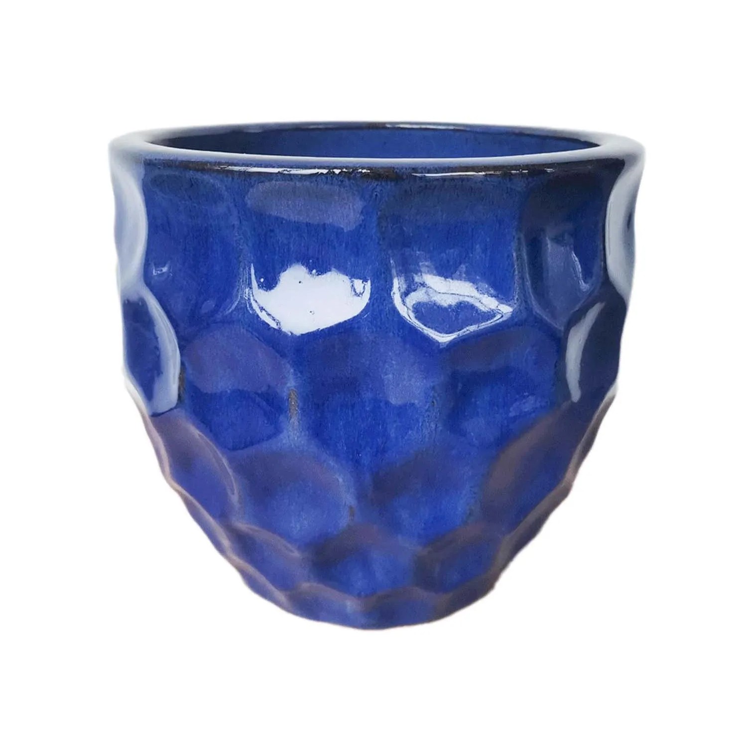 Donica ceramiczna niebieska - 28 x 35 cm