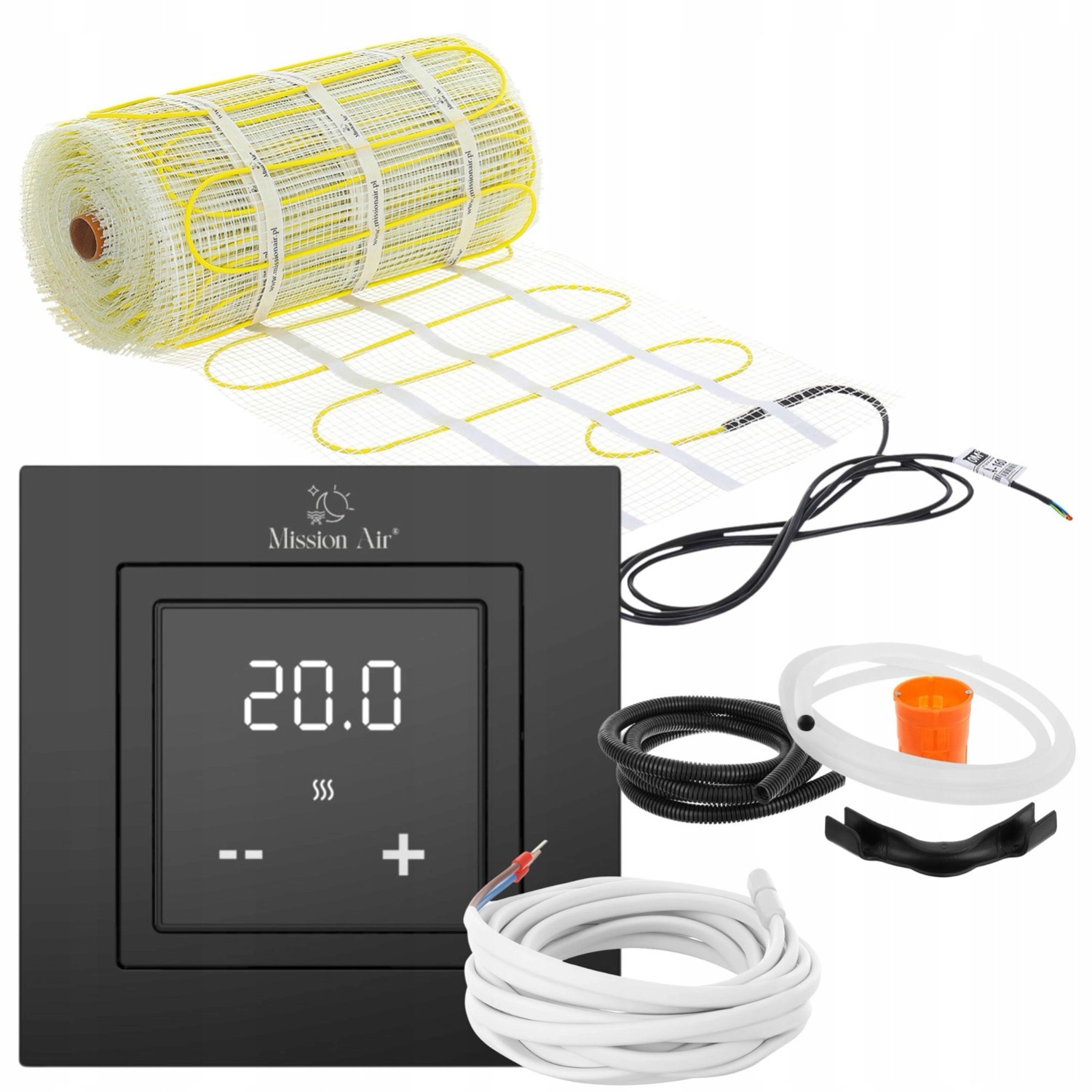 Mission Air Zestaw pod płytki MA-160 Aries Black 4m2