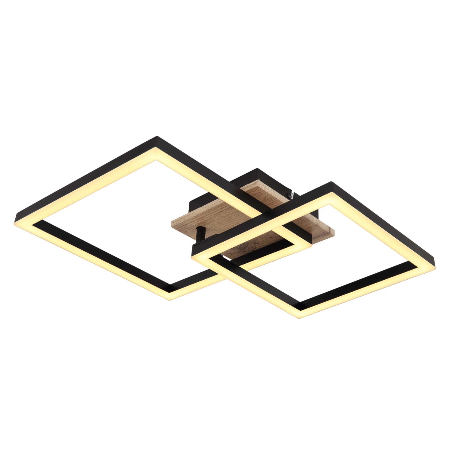 Globo Plafon LED BOSSY 18W 3000K 1200lm czarny matowy