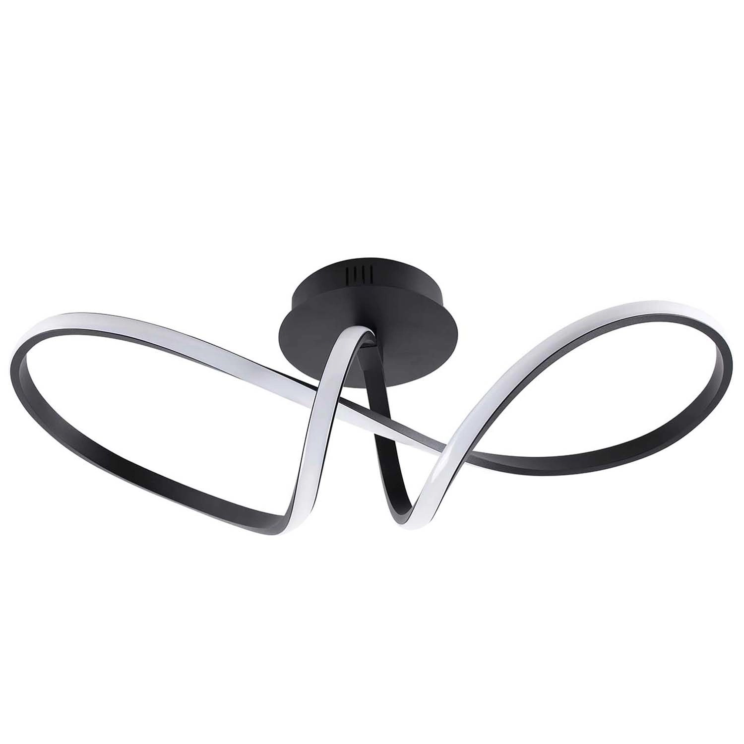 Goldlux Lampa sufitowa LED FLAVIA 33W 4000K 5000lm 61cm czarna