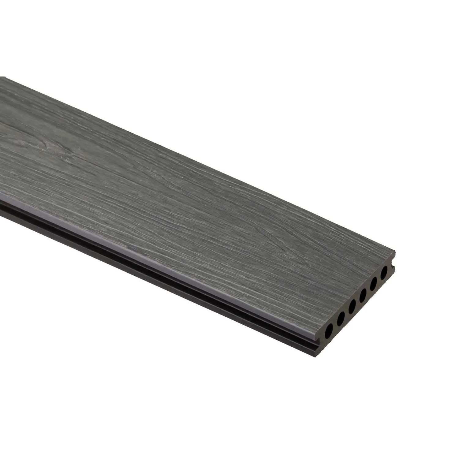 Deska WPC Bergdeck szara/czarna - 2,4 x 13,8 x 290 cm