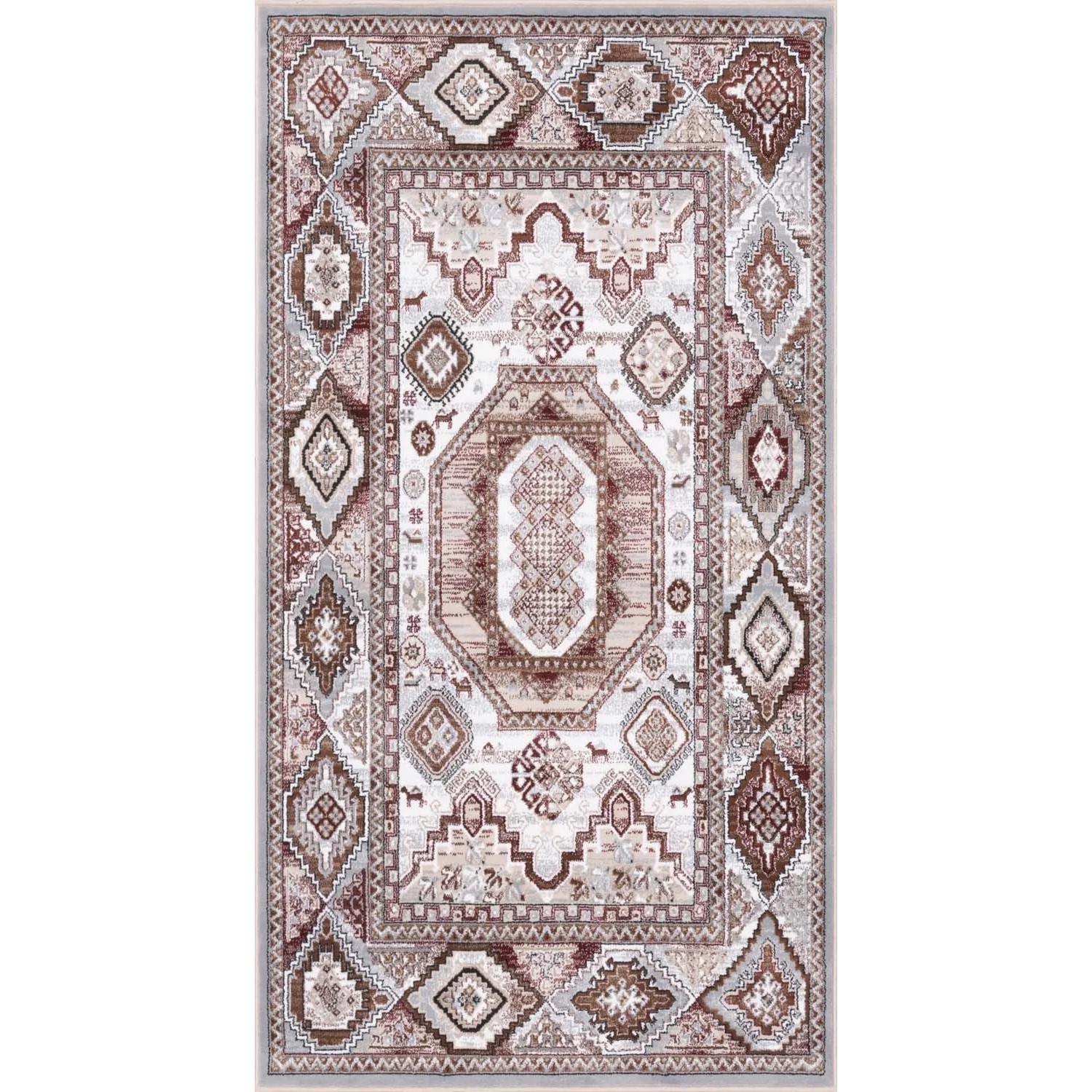 Agnella Dywan LIDA TRATO 80 x 150 cm brąz