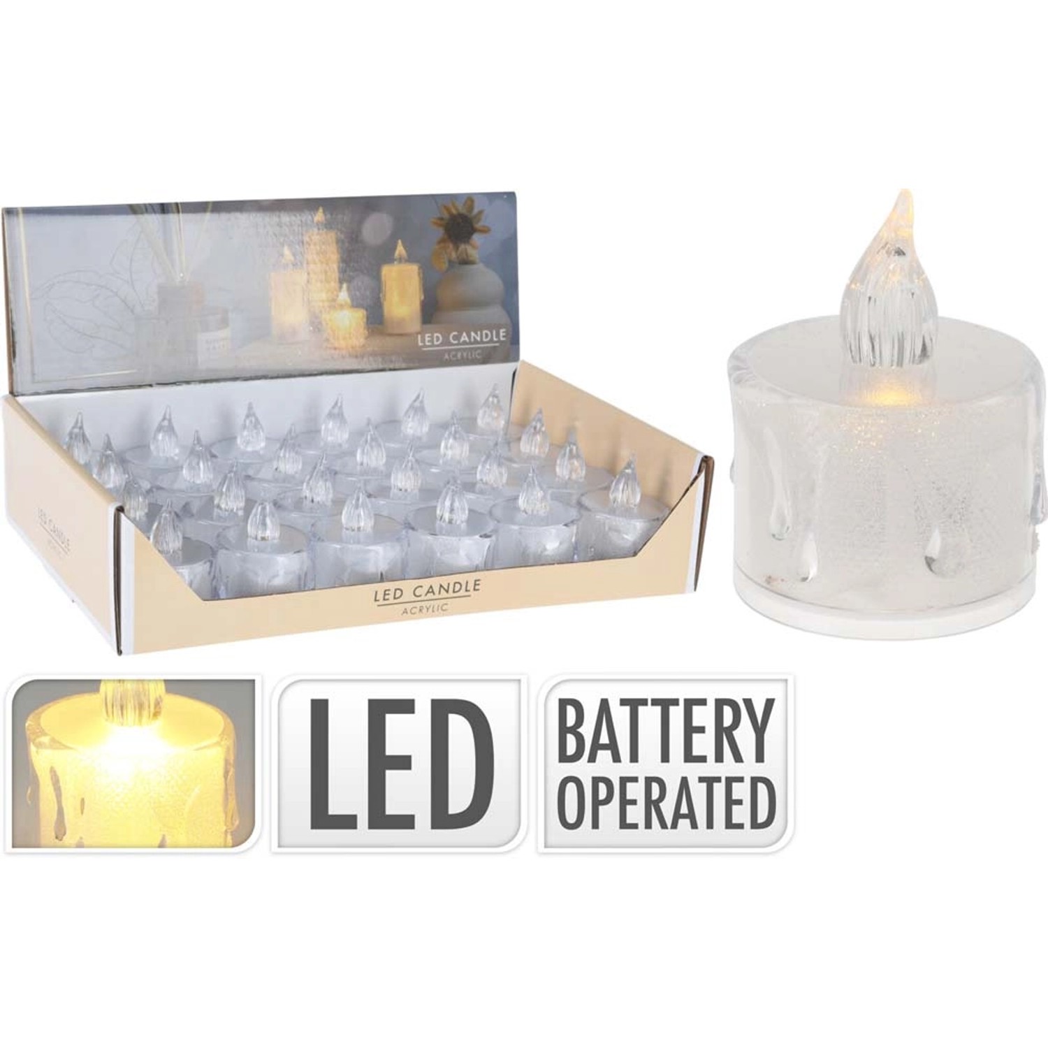 Wkład LED - 3,6 x 3,6 x 5 cm