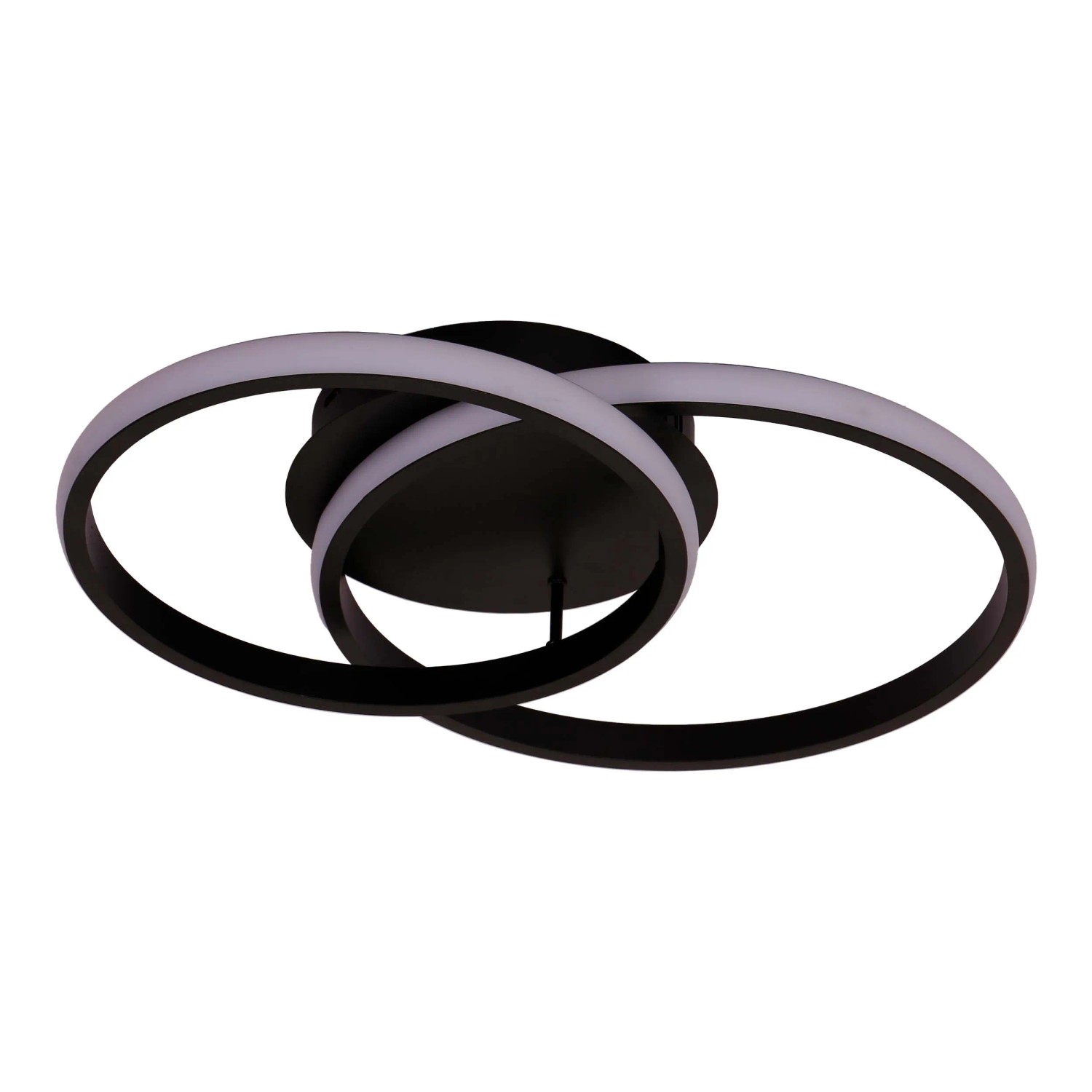 MiLAGRO Lampa sufitowa LED TITANO 12W 4000K 710lm 43x30 cm czarna