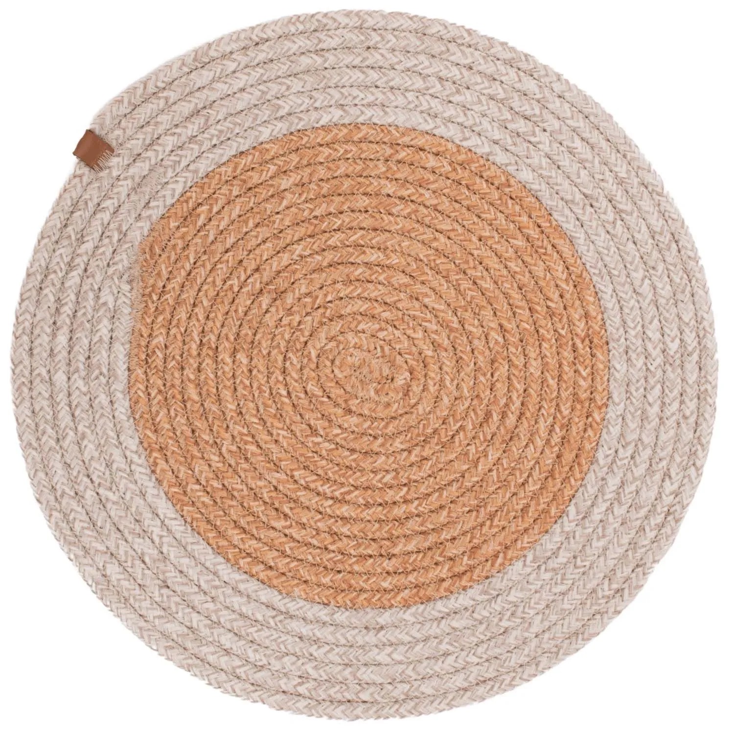 Tajemniczy Ogród Podkładka na stół LEILA śr. 35 cm szara