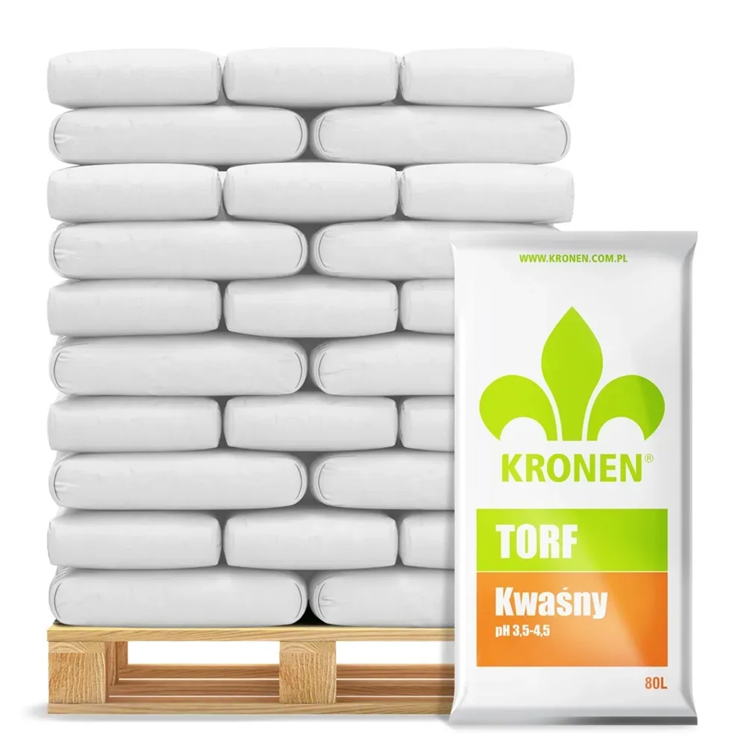 Torf kwaśny - 36 x 80 l