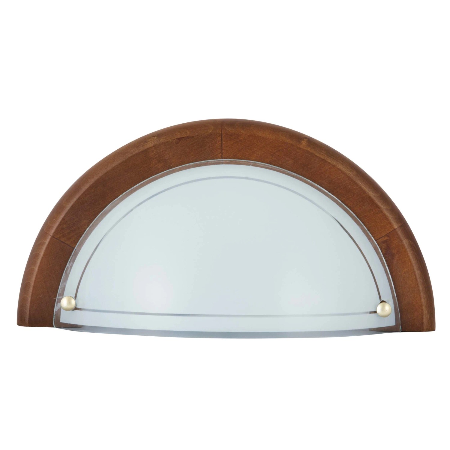 Rabalux Półplafon UFO 1xE27 60W 15x30 cm ciemne drewno