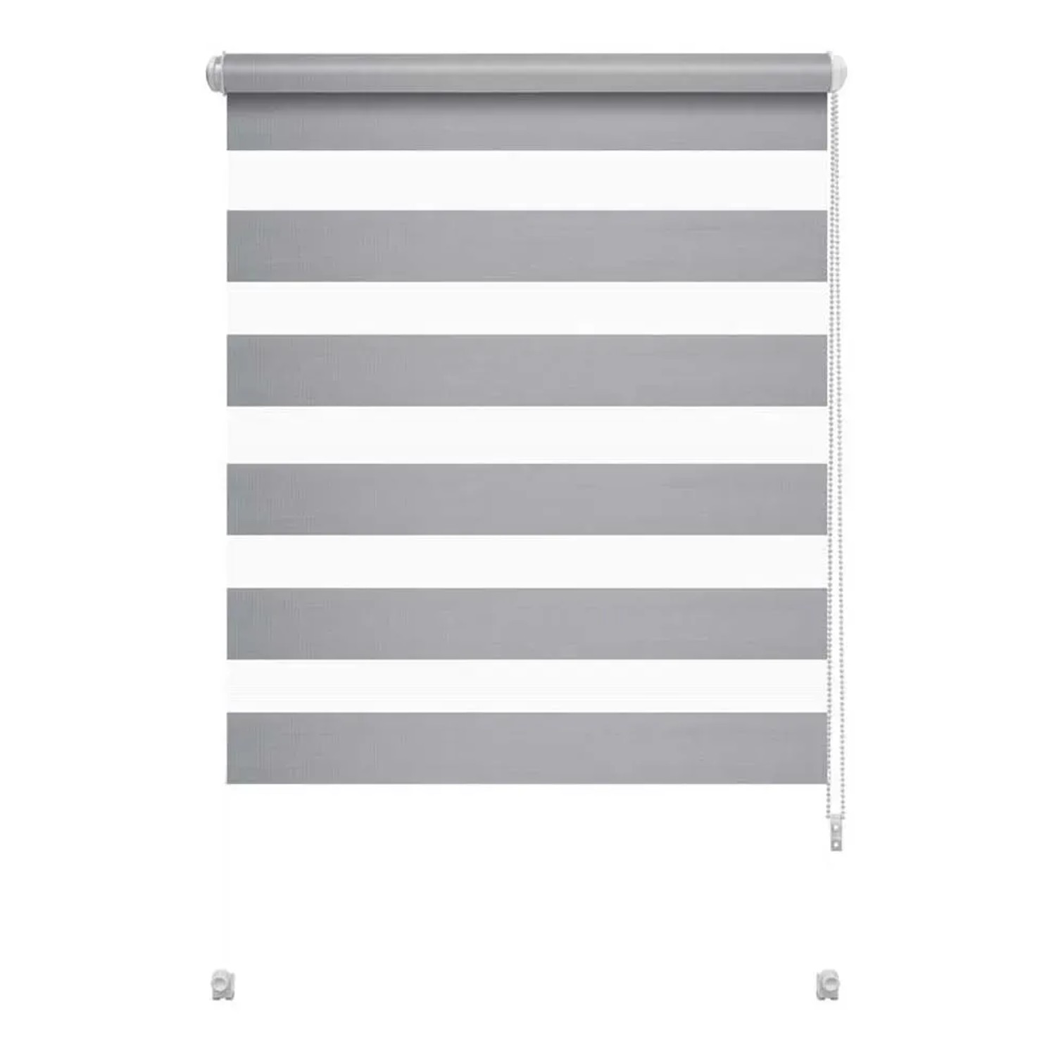 Mini roleta SMART Dzień/noc jasno szara 57,5 cm x 140 cm