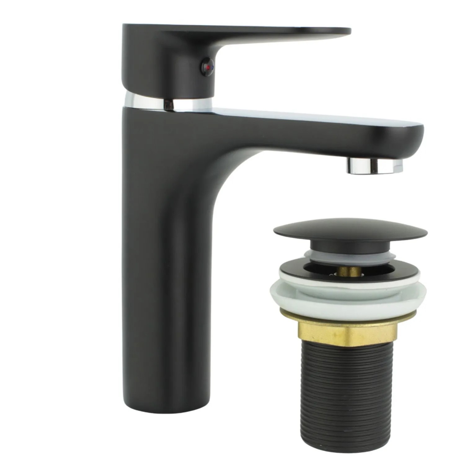 Liveno Bateria umywalkowa Eva czarna