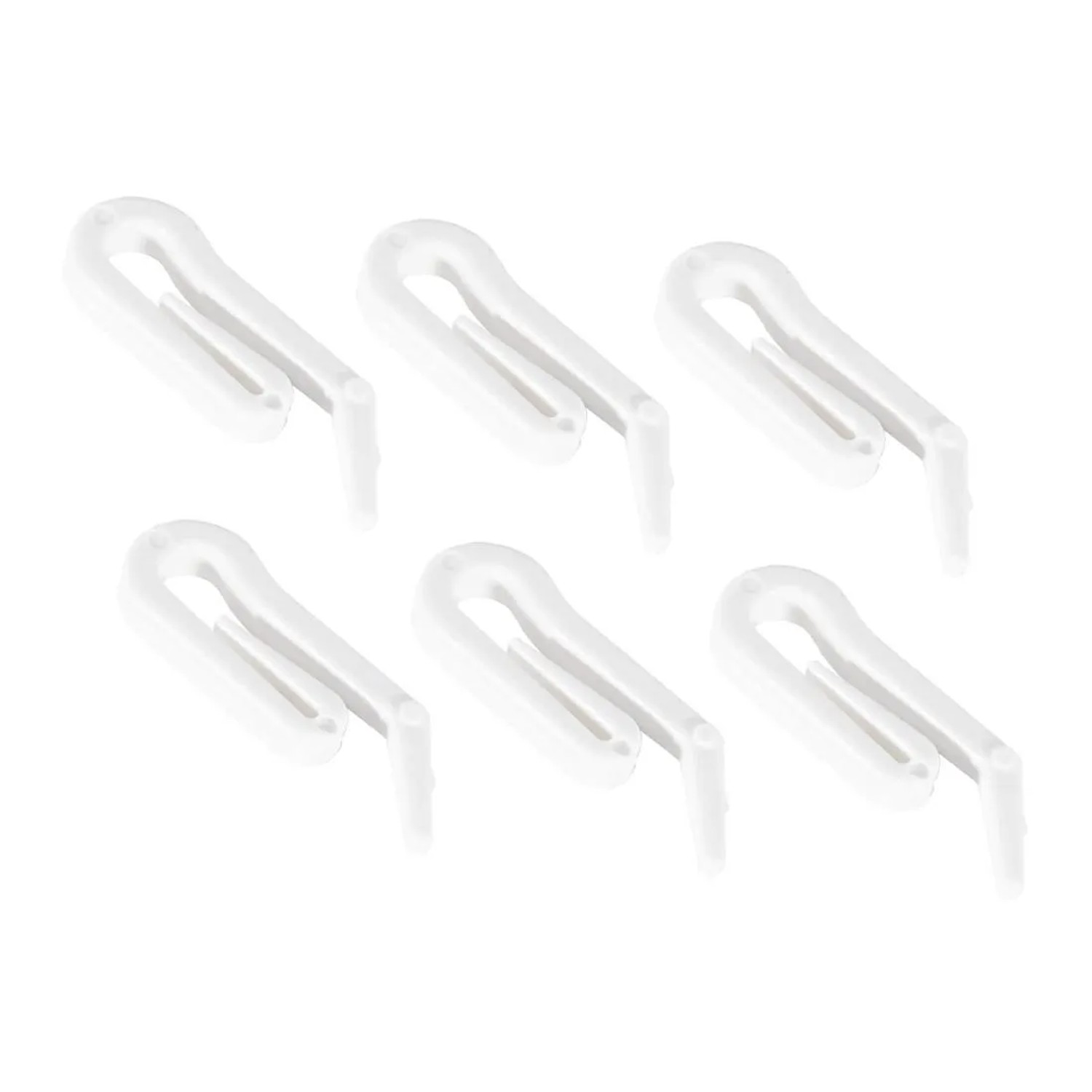 Agrafka do szyny aluminiowej 20 szt. biała