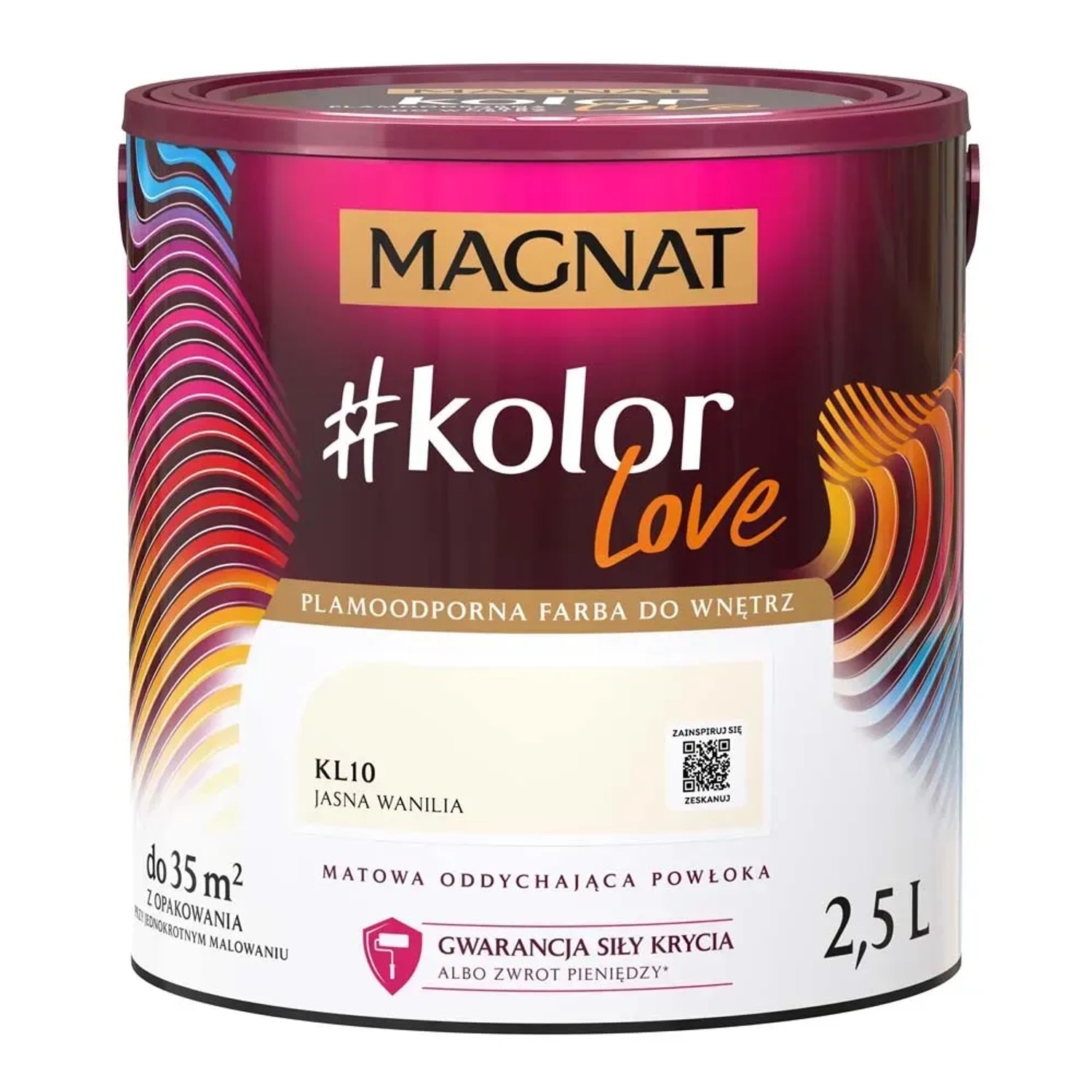 Farba Magnat KolorLove jasna wanilia 2,5 l