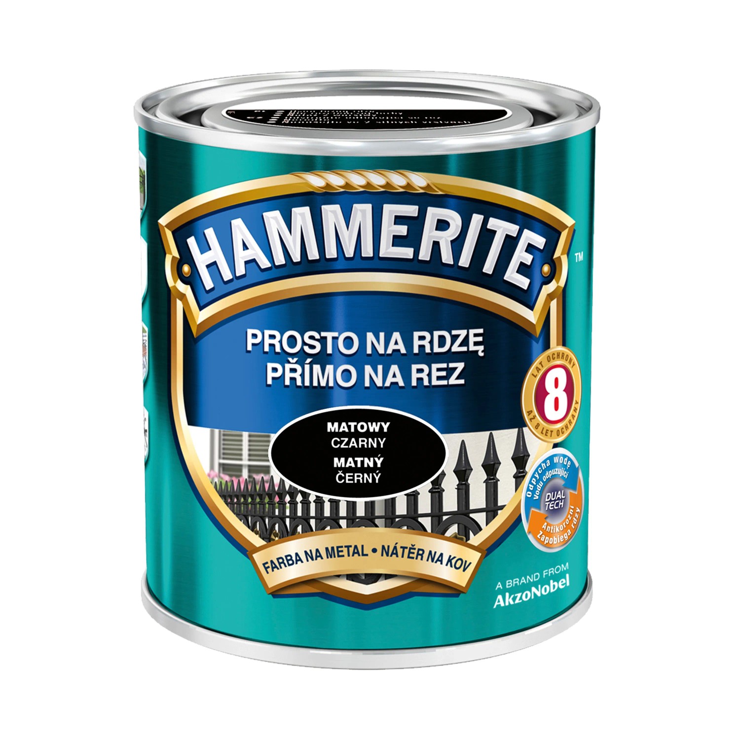 Hammerite Emalia antykorozyjna czarna matowa 700 ml