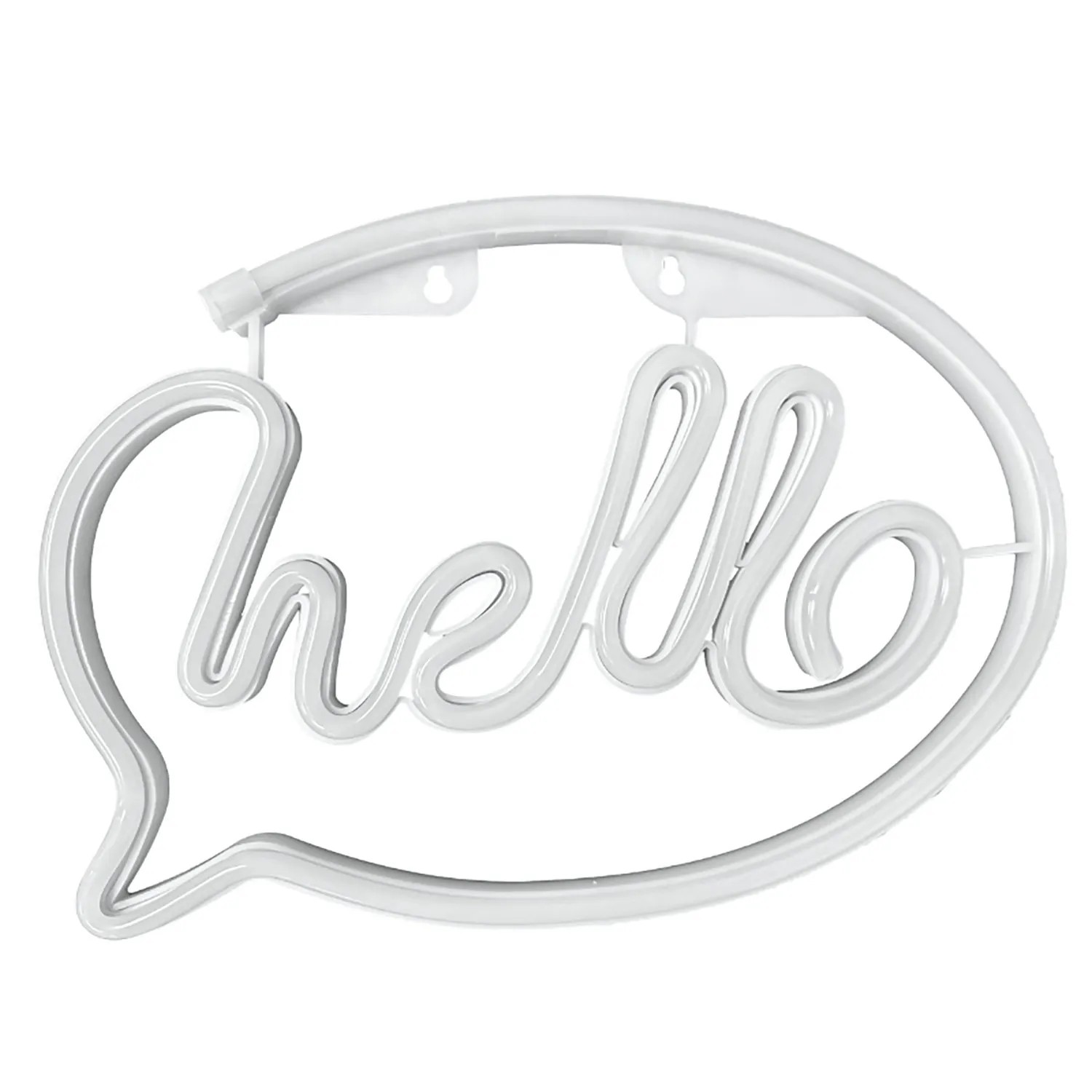 DPM Neon LED Hello 30 x 21 cm