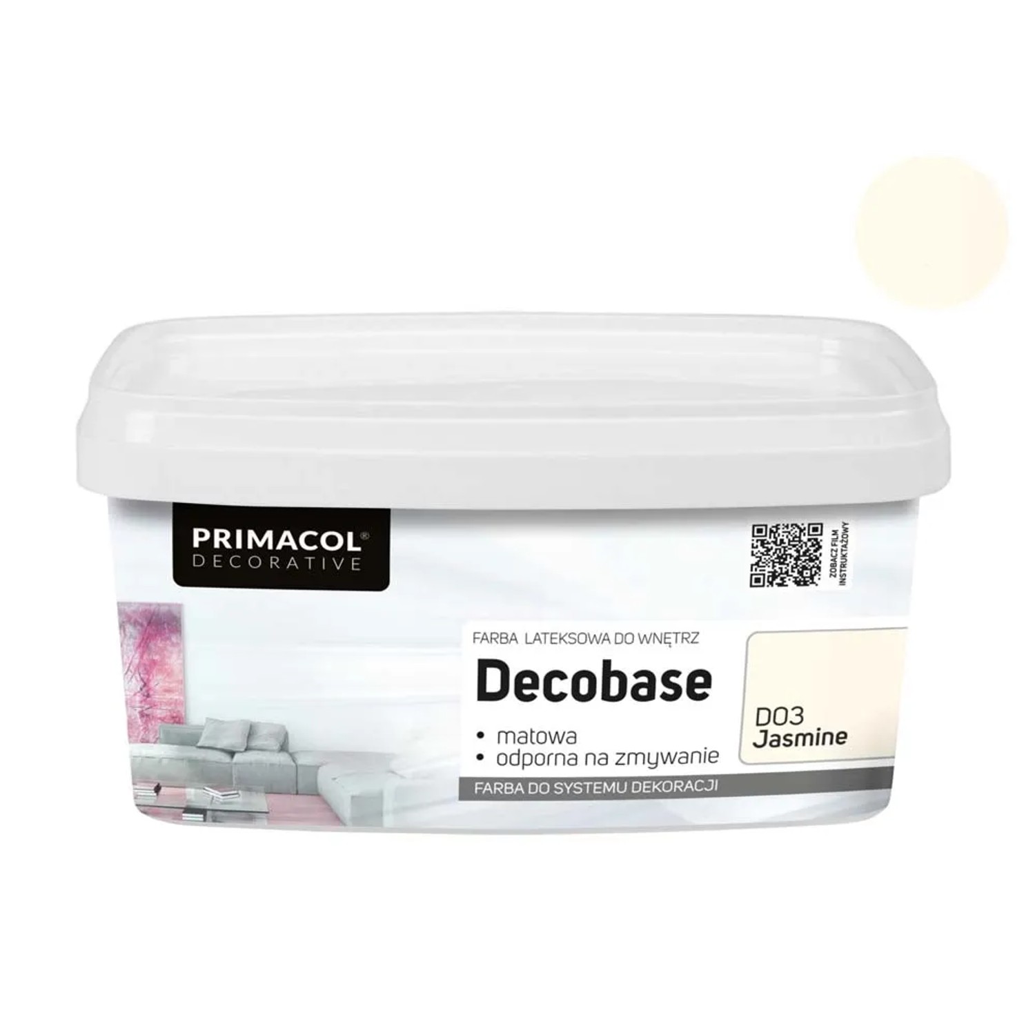 Primacol Emulsja lateksowa Decobase Jasmine 1 l