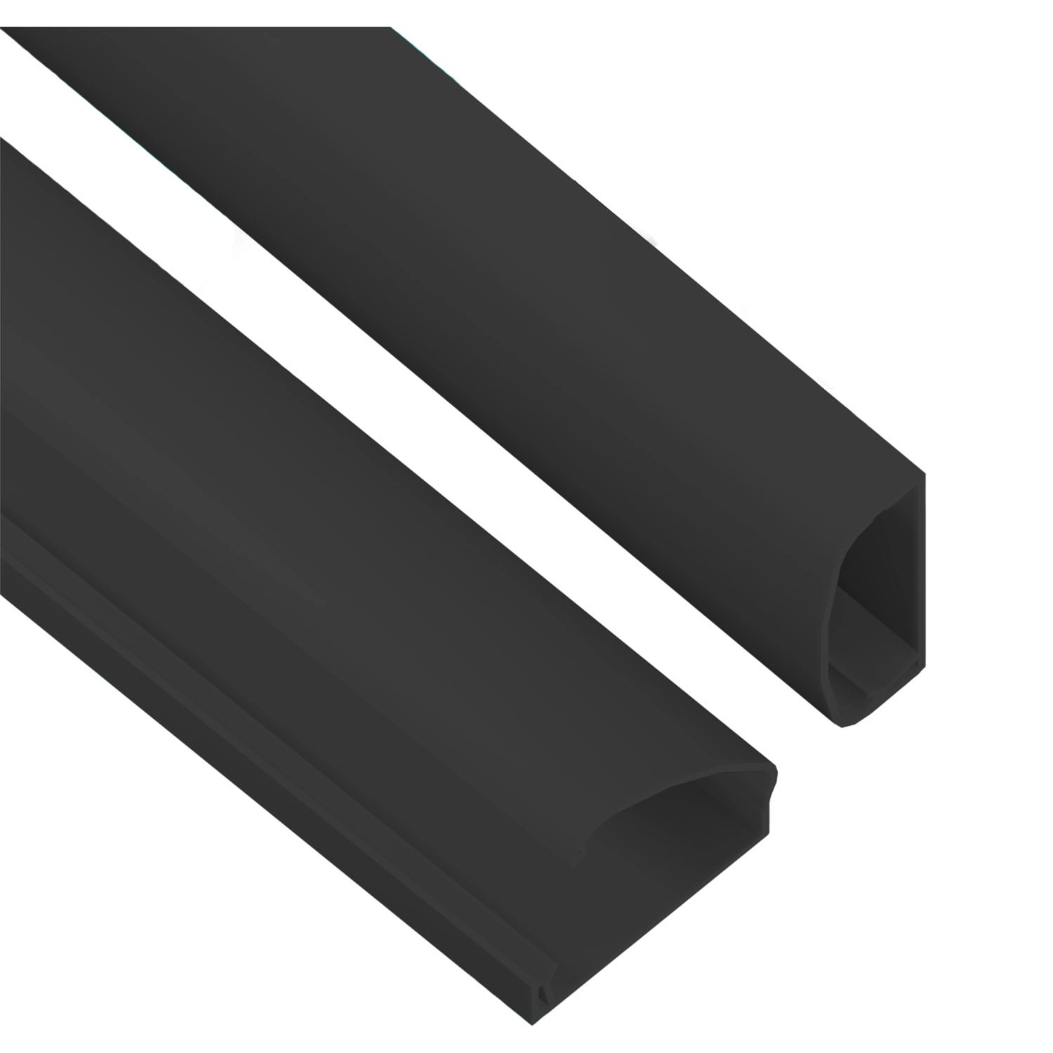 Kanał elektroinstalacyjny KZ 22/52 czarny 2 m