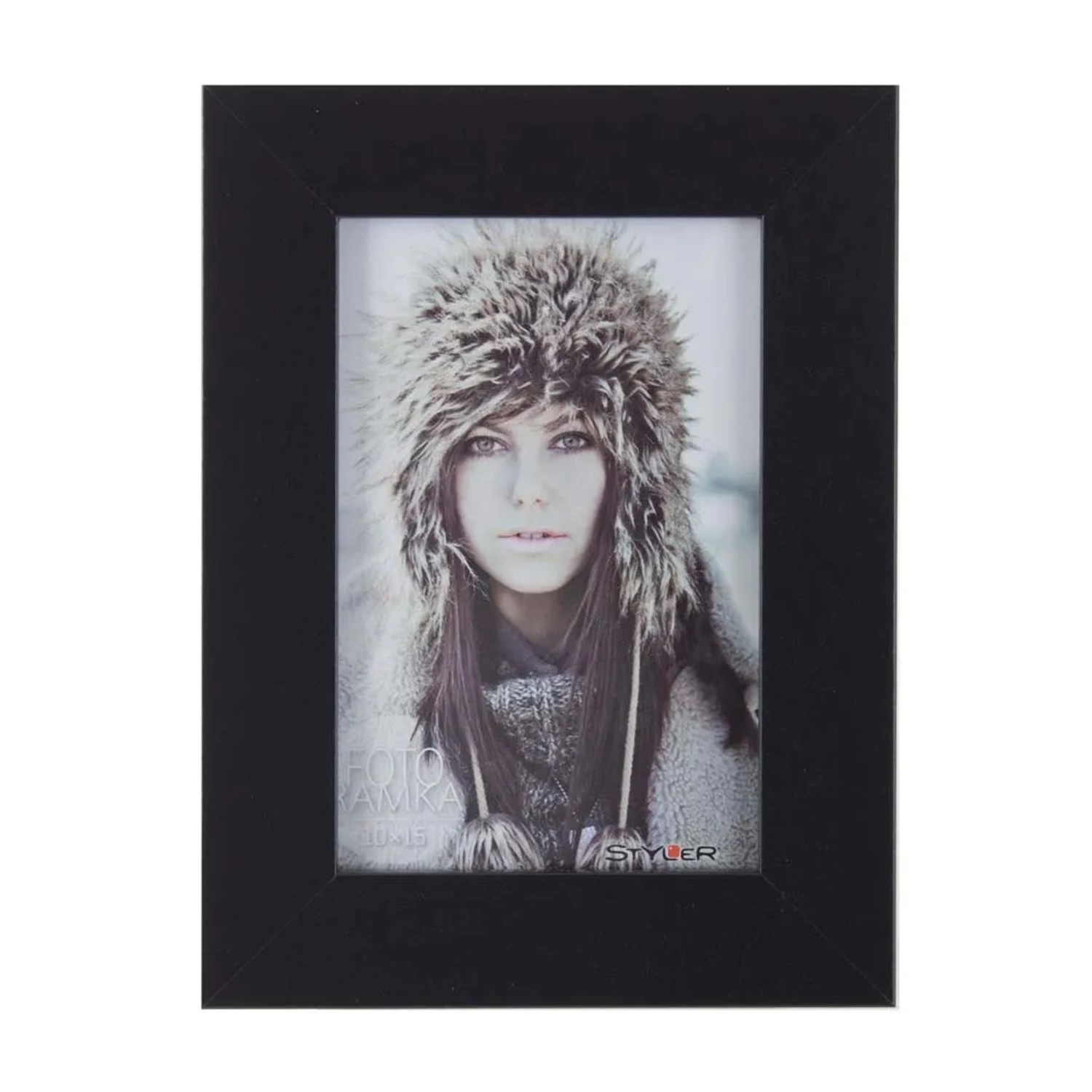 Ramka NARVIK AK czarna 10 cm x 15 cm