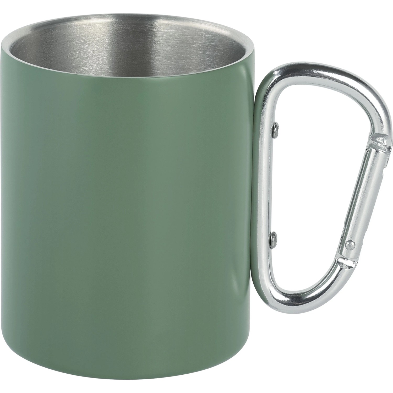 Kubek metalowy zielony - 300 ml