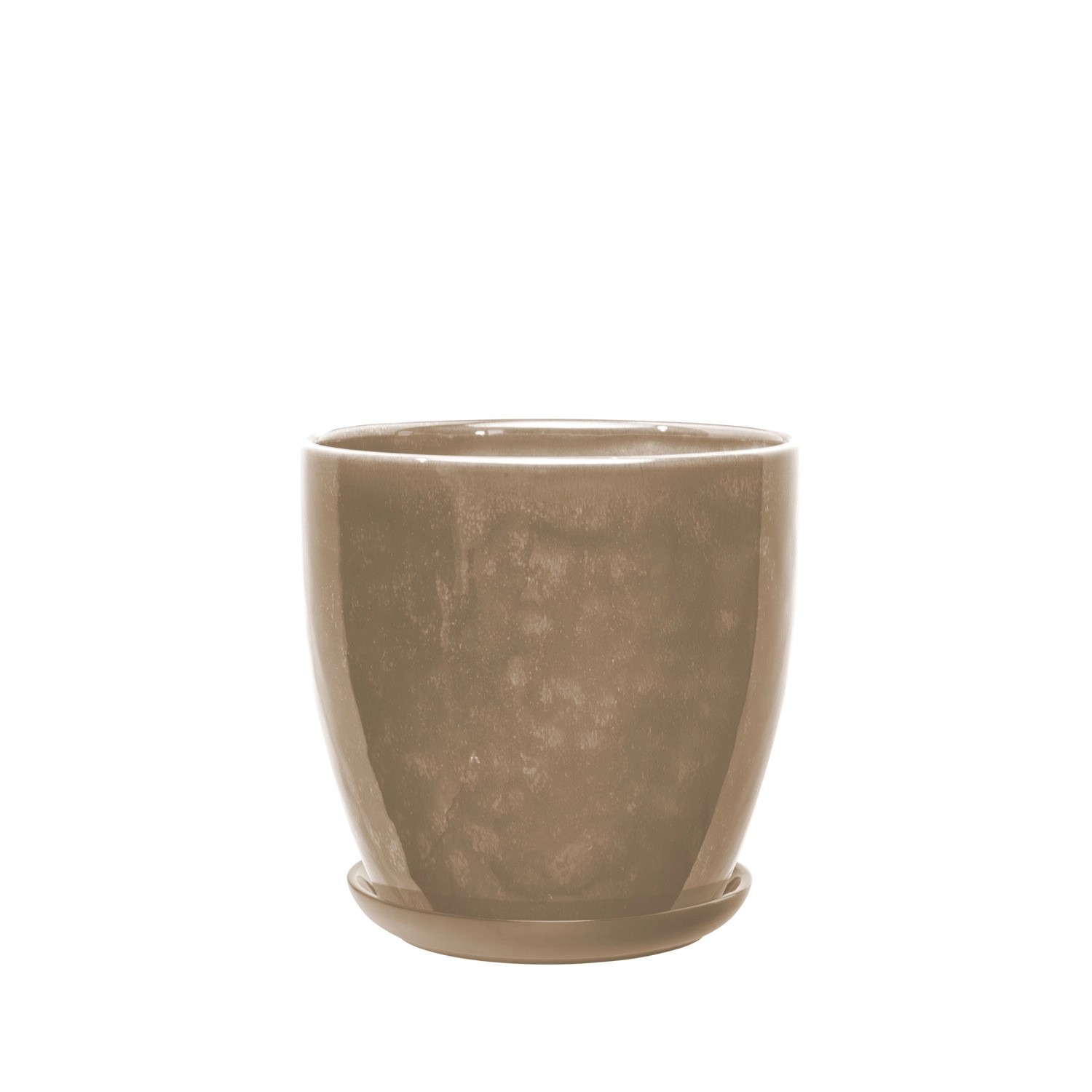 Donica z podstawką Sofia beż z chmurką - 37 cm