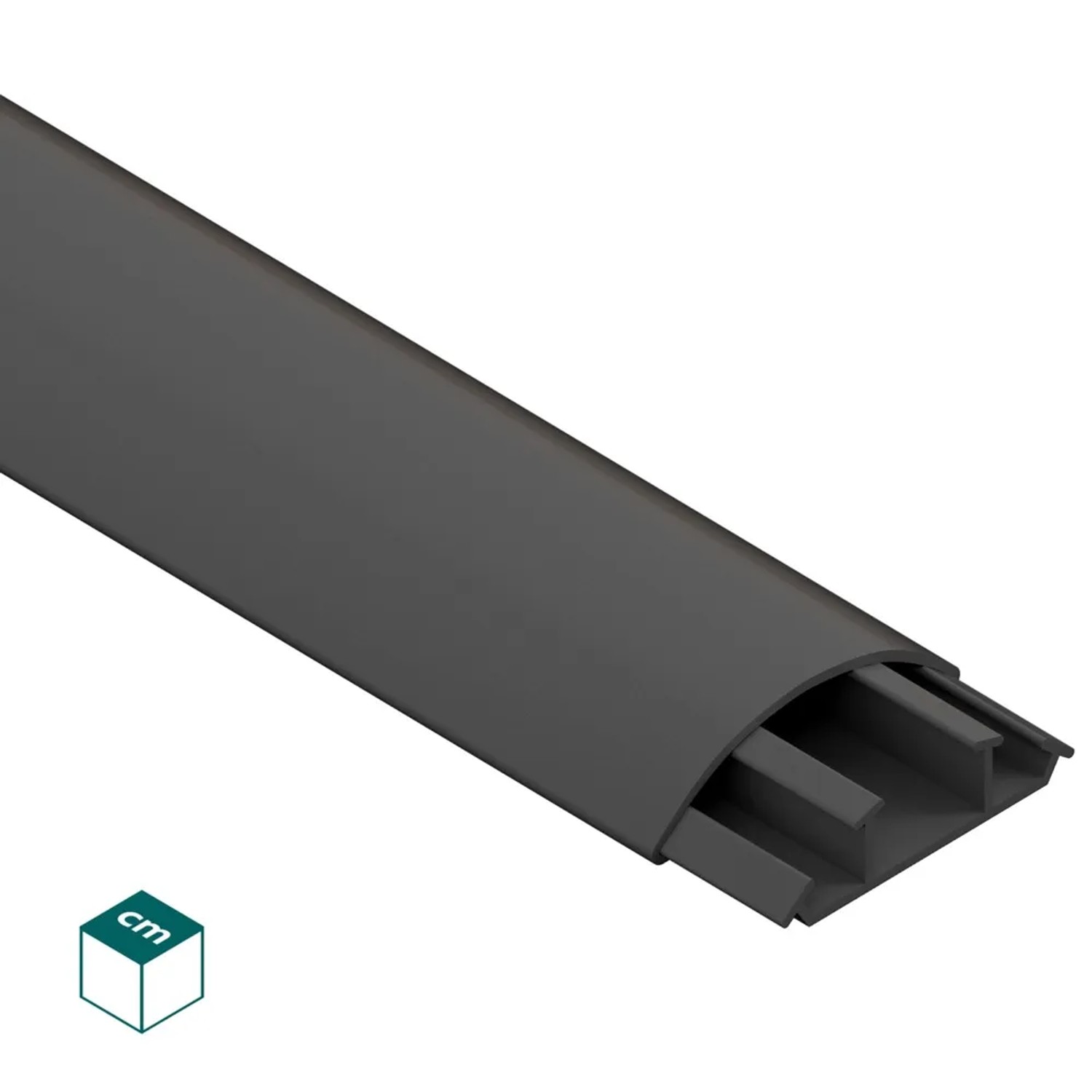 Kanał półokrągły 2m szara LPO 15/50s