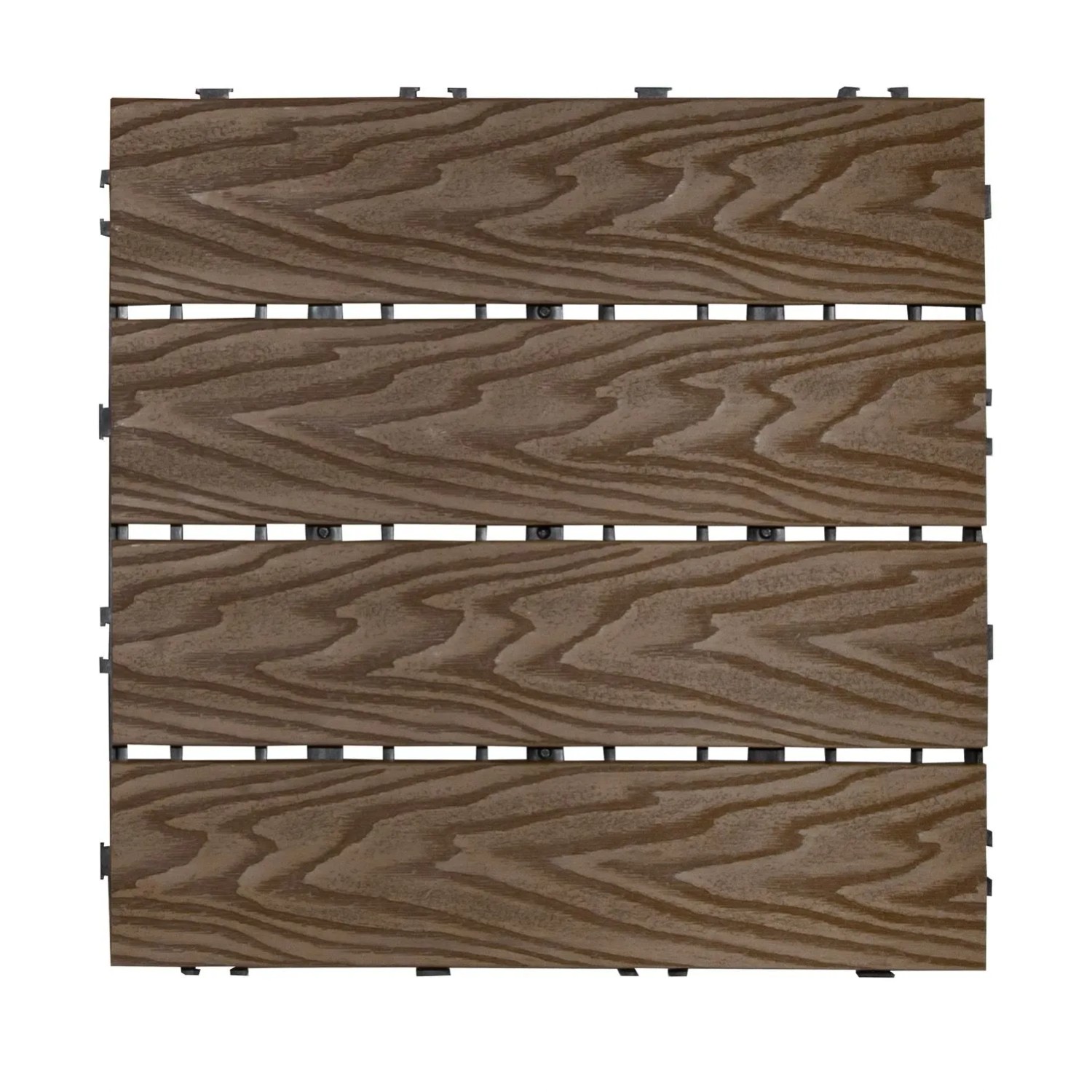 4IQ Podest kompozytowy struktura ciemnobrązowa 30 x 30 x 2,2 cm