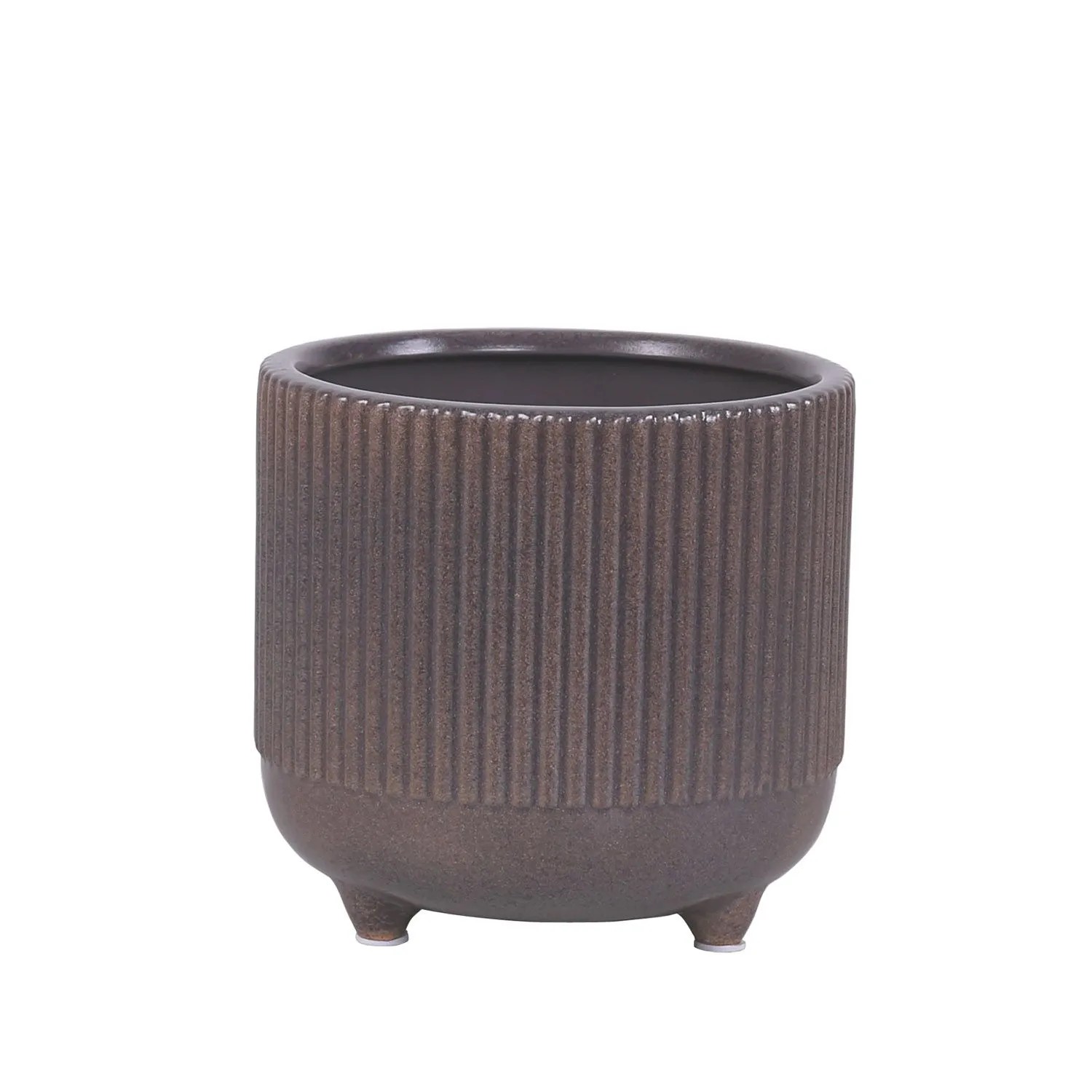 Osłonka Sandy na nóżkach brązowa - 15 cm