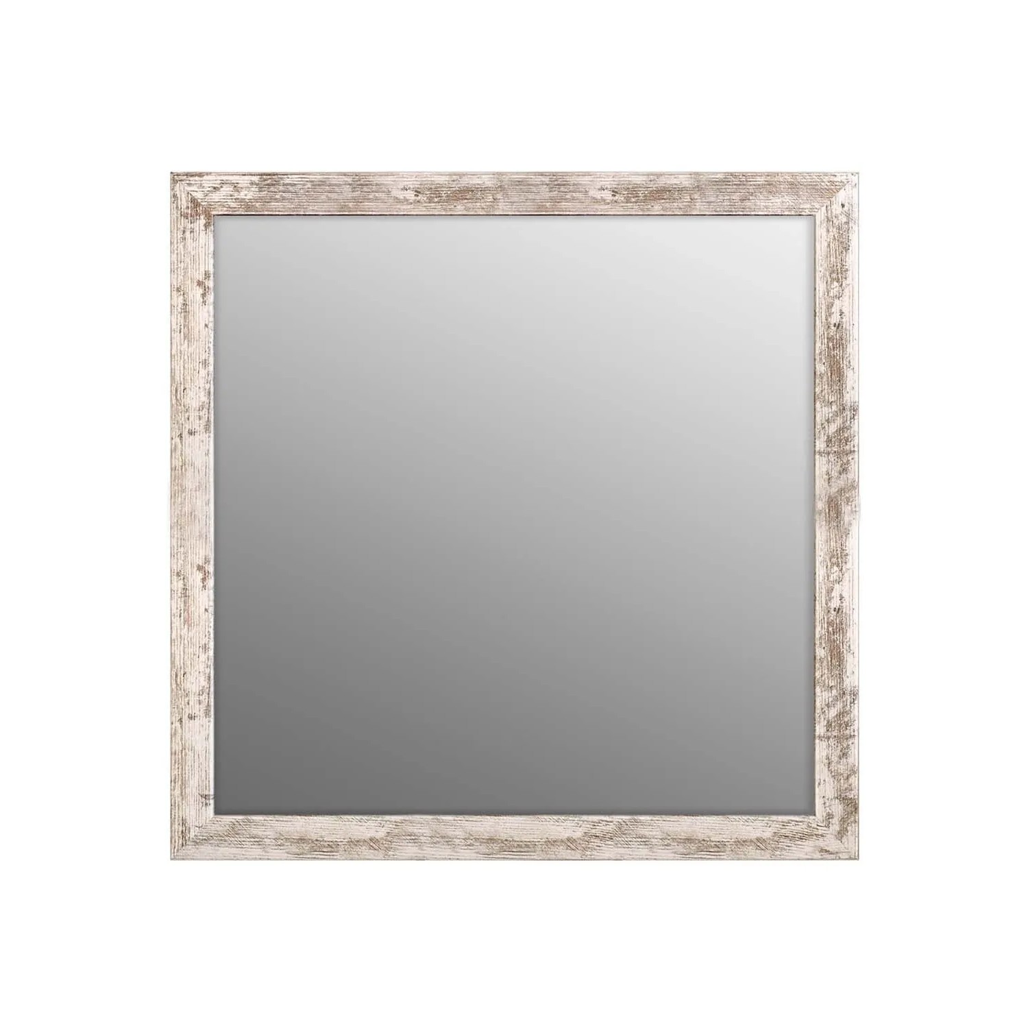 Frames Factory Lustro HIT 45 x 45 cm biało-brązowe