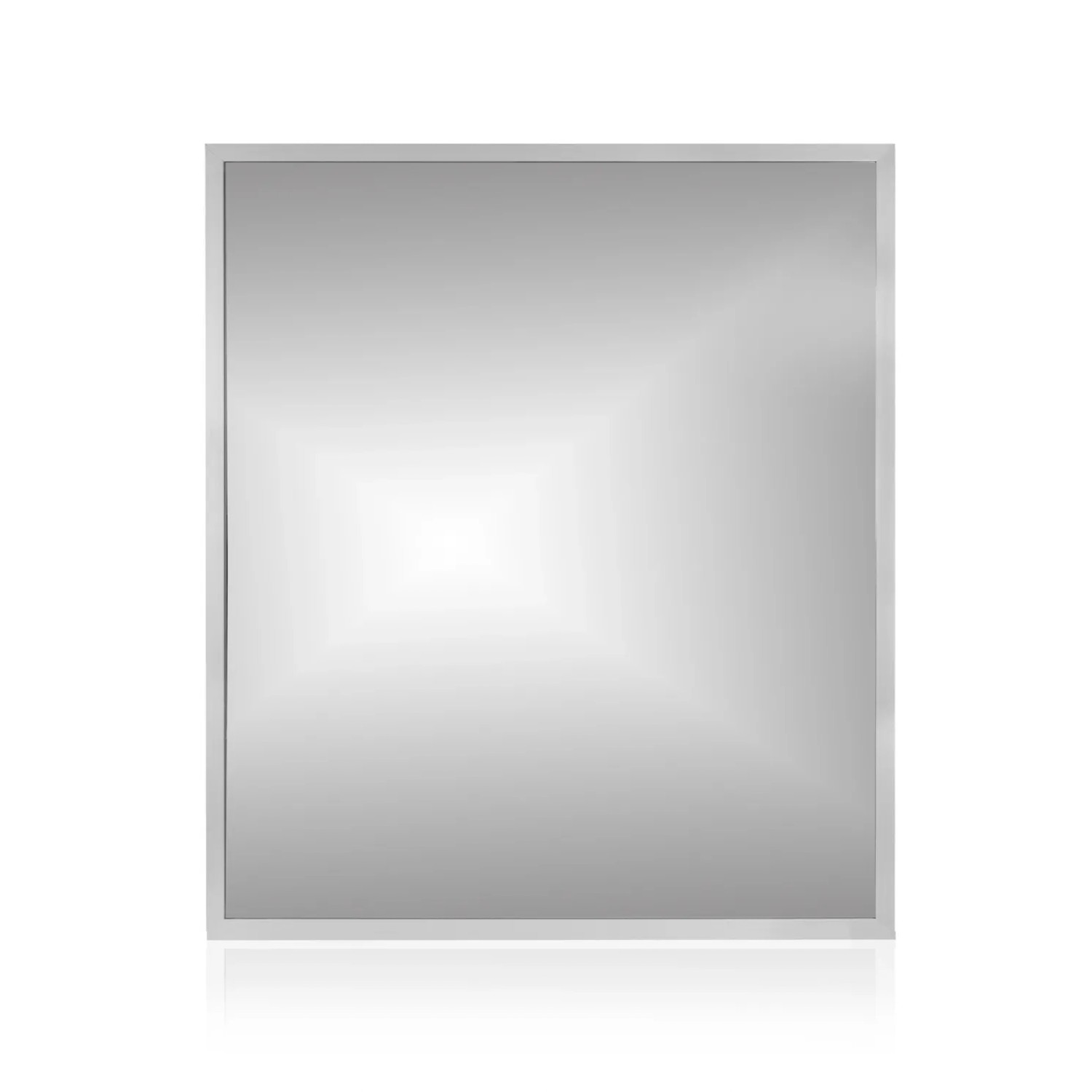 Lustro bez LED BRW Line srebrna rama 65x60