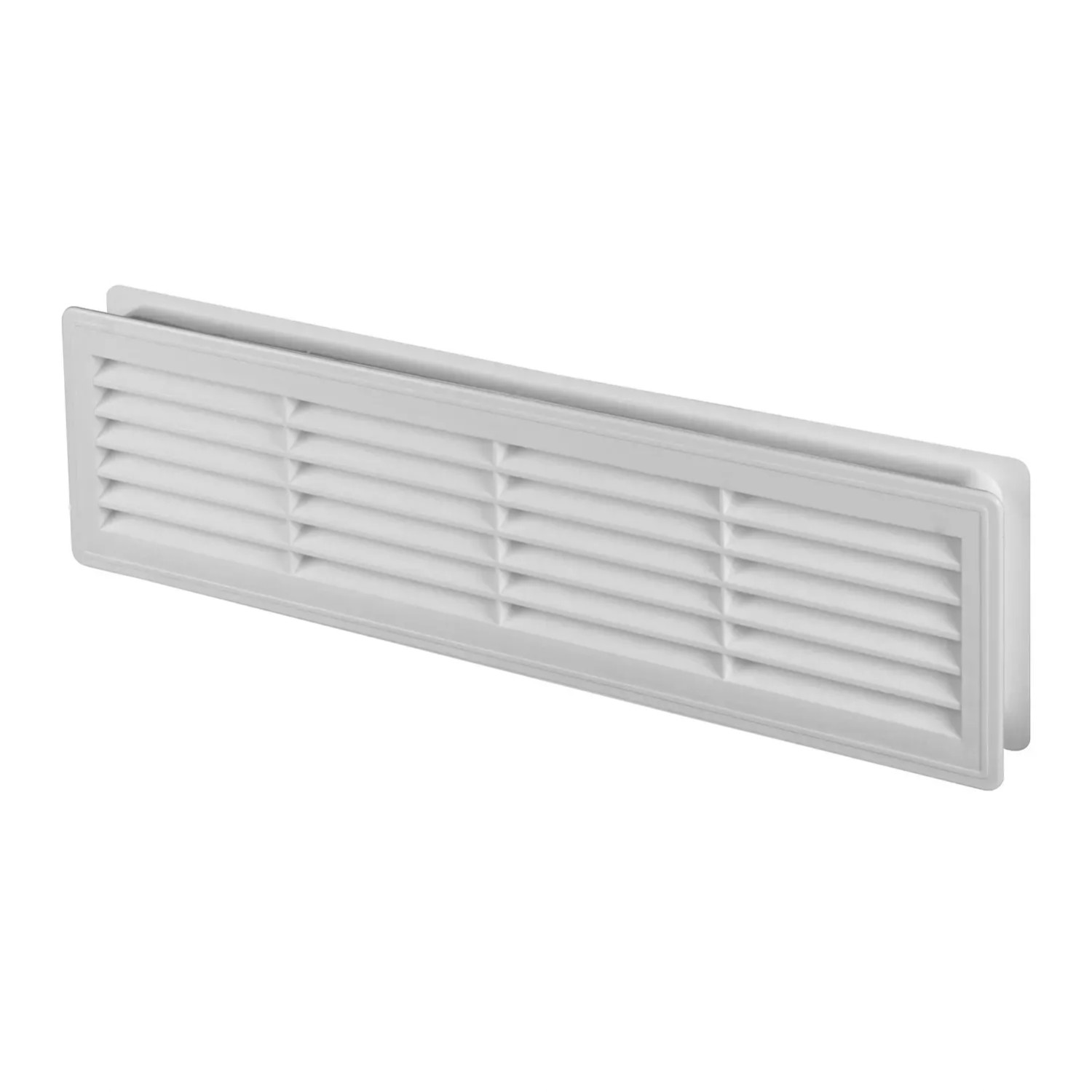 Kratka wentylacyjna do drzwi 120x440mm biała