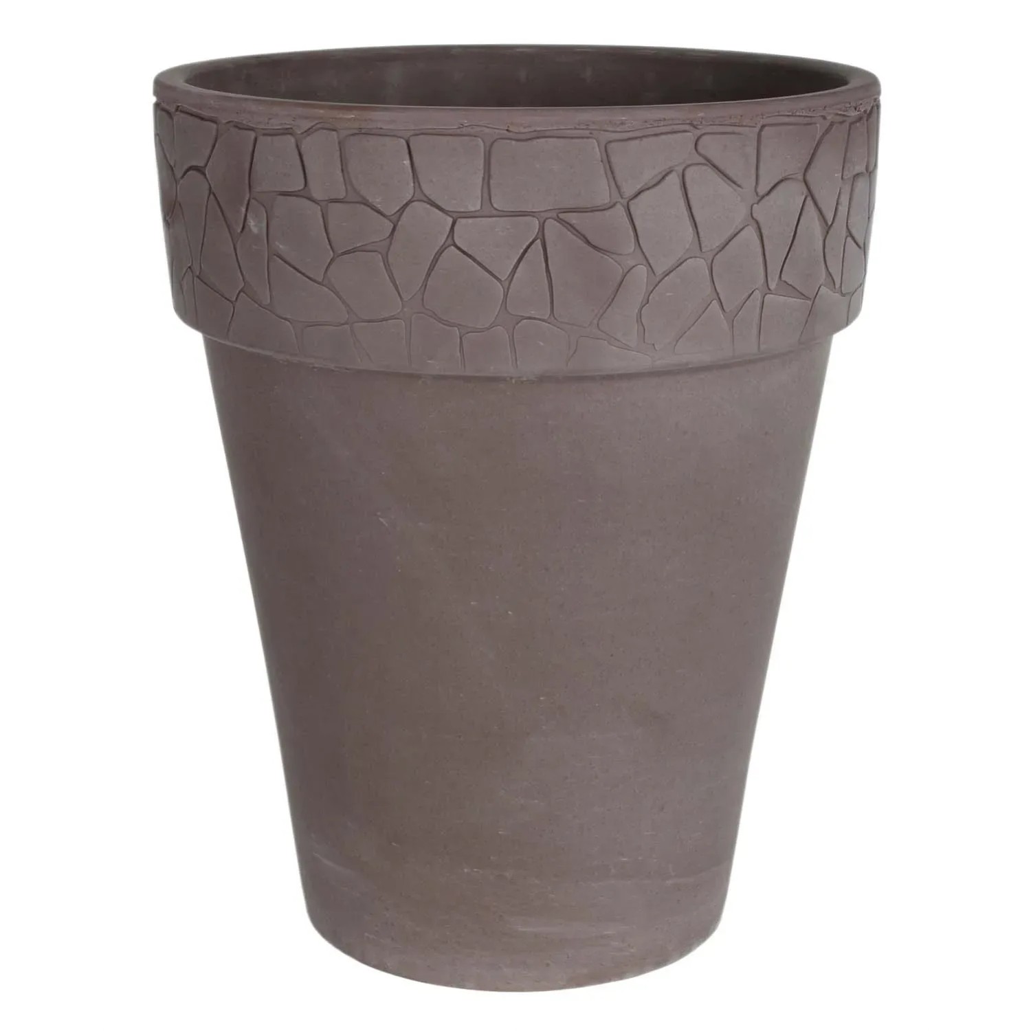 Donica terakotowa Roccia brązowa - 39 x 45 cm