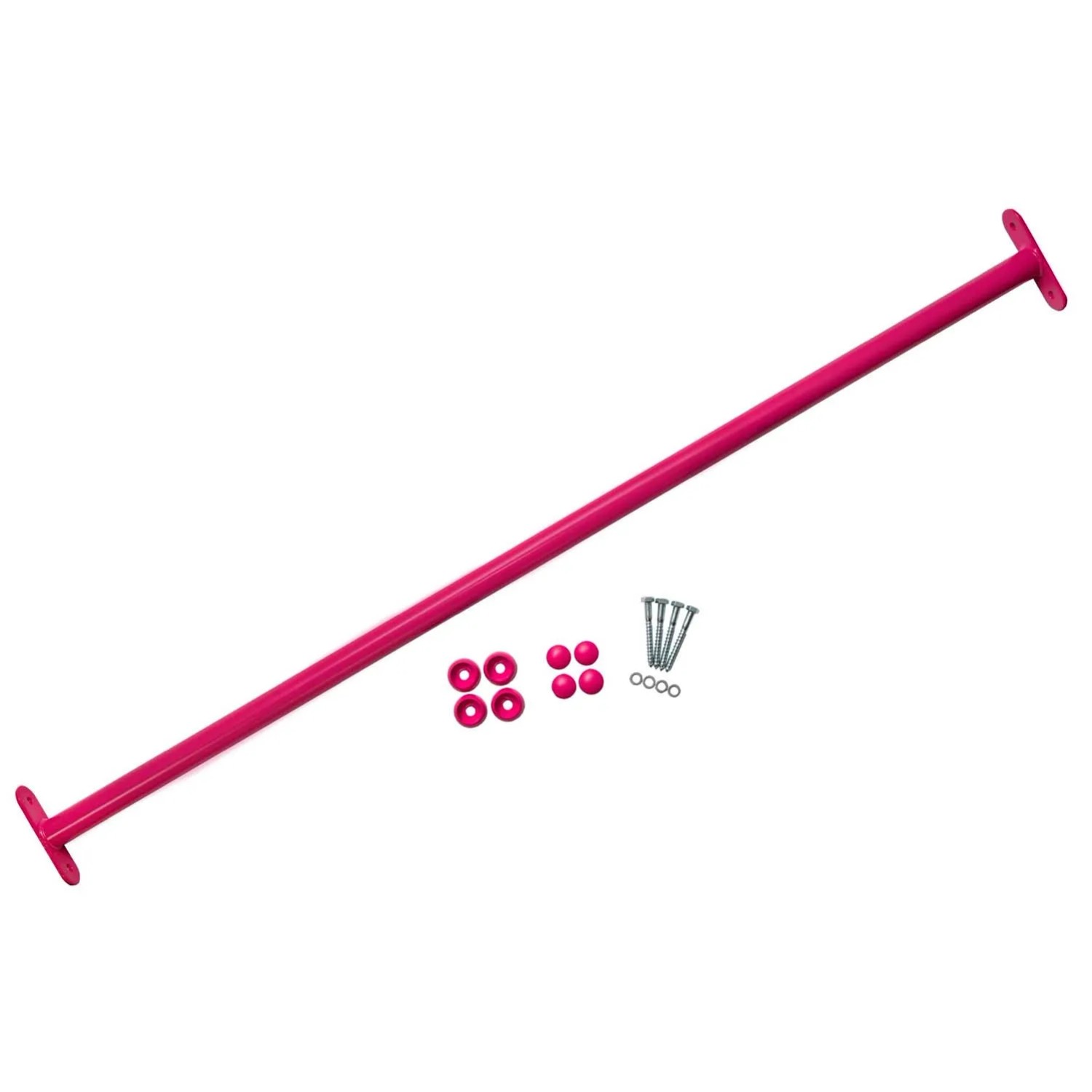 4IQ Drążek metalowy różowy dł. 125 cm, fi 32 mm