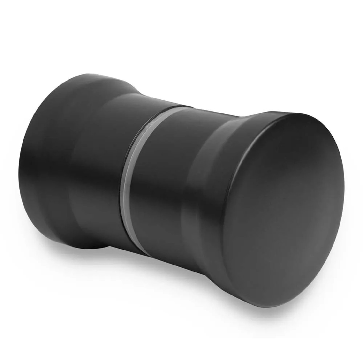 Uchwyt czarny metalowy 1 szt okrągły