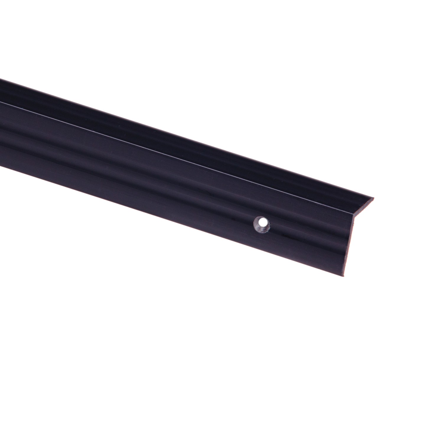 GAH Alberts Profil schodowy PCV czarny 25 mm x 20 mm x 1000 mm