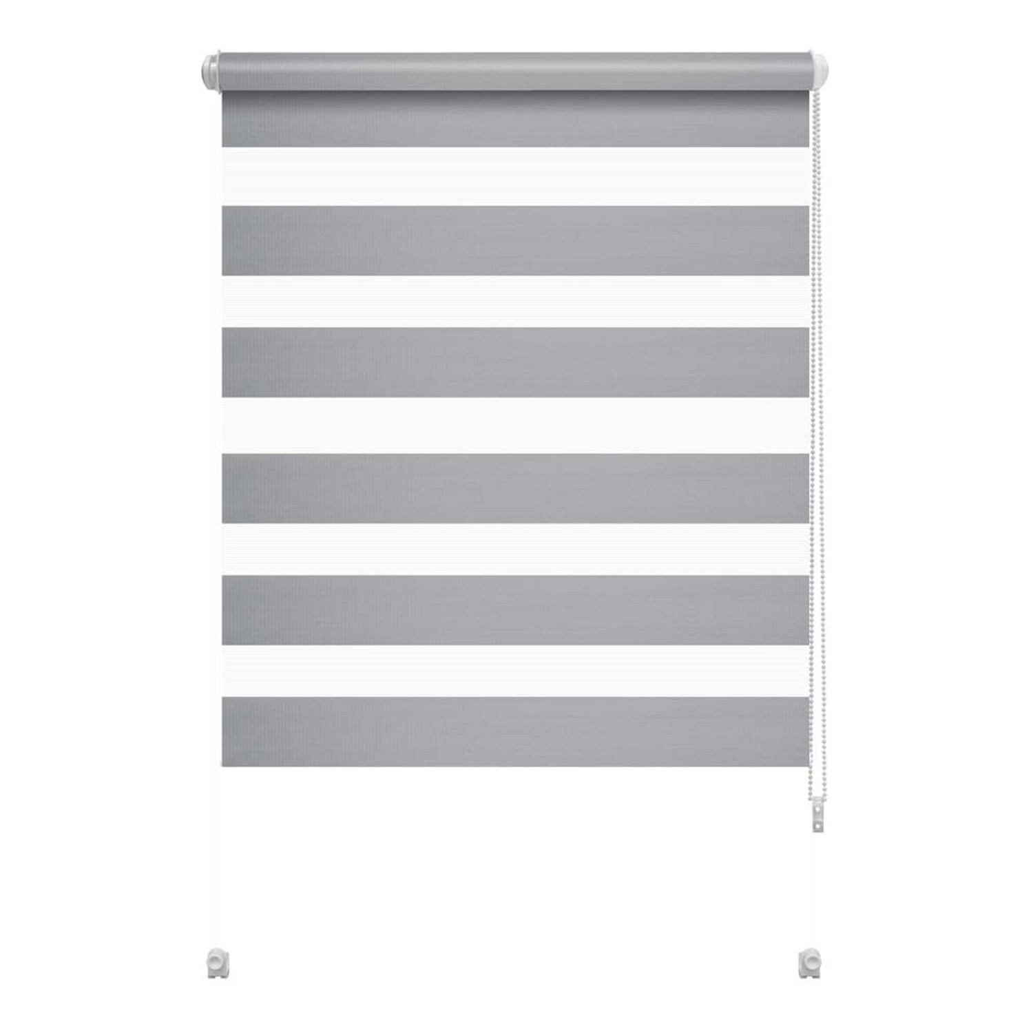 Mini roleta SMART Dzień/noc jasno szara 53 cm x 140 cm