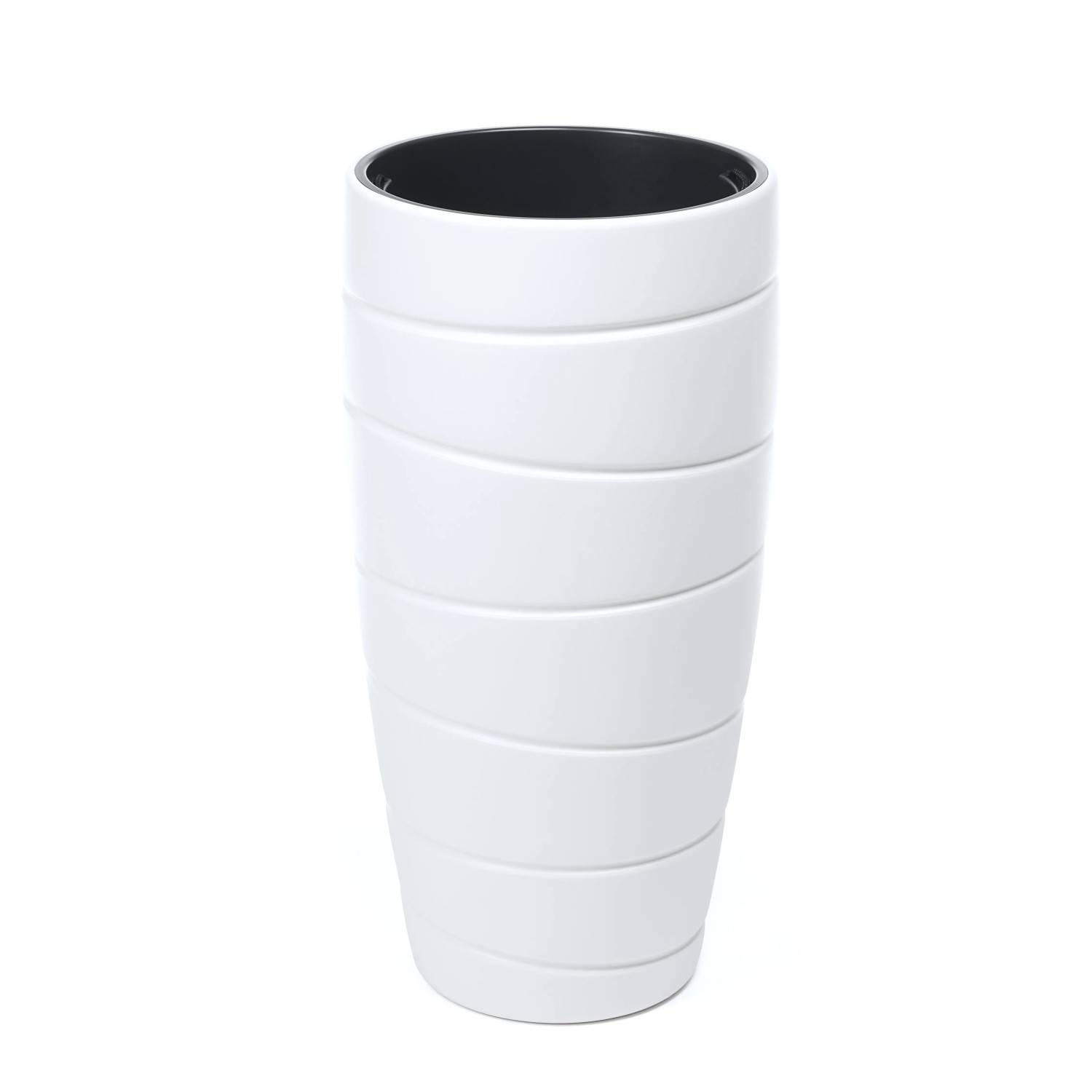 Donica Passa wysoka biała - śr. 40 cm