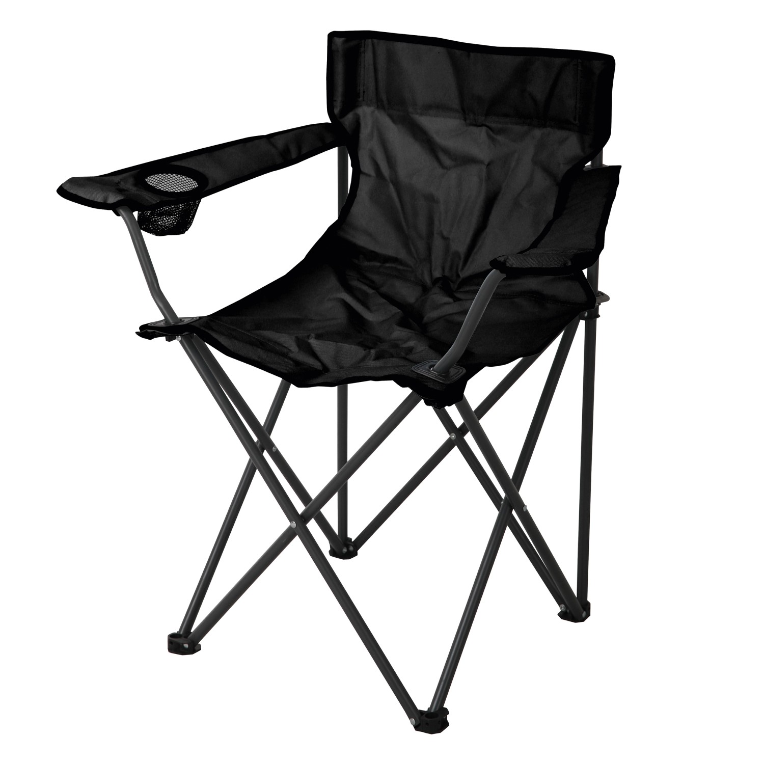 Fotel kempingowy ATANA czarny