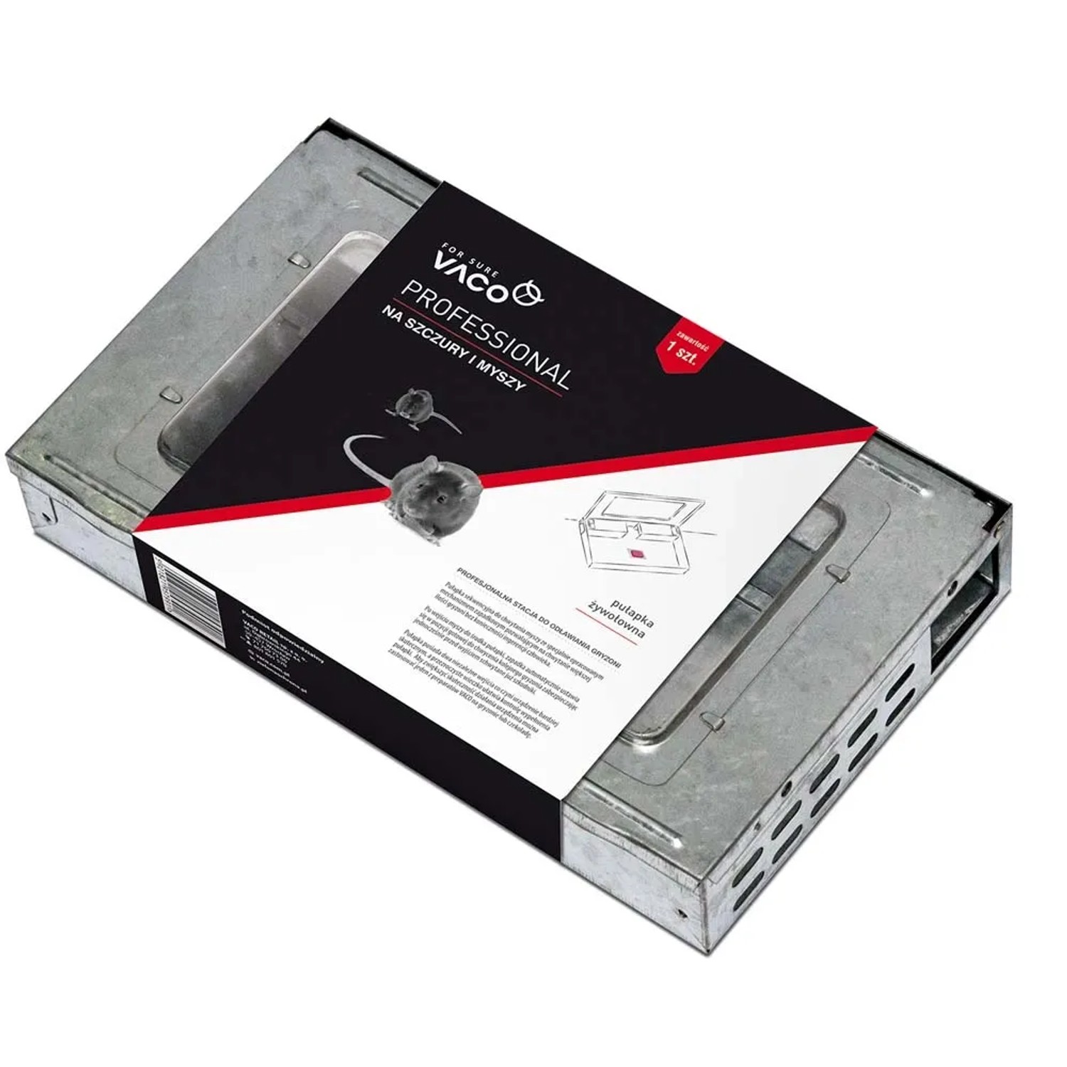 Pułapka żywołowna szeroka 1 szt.