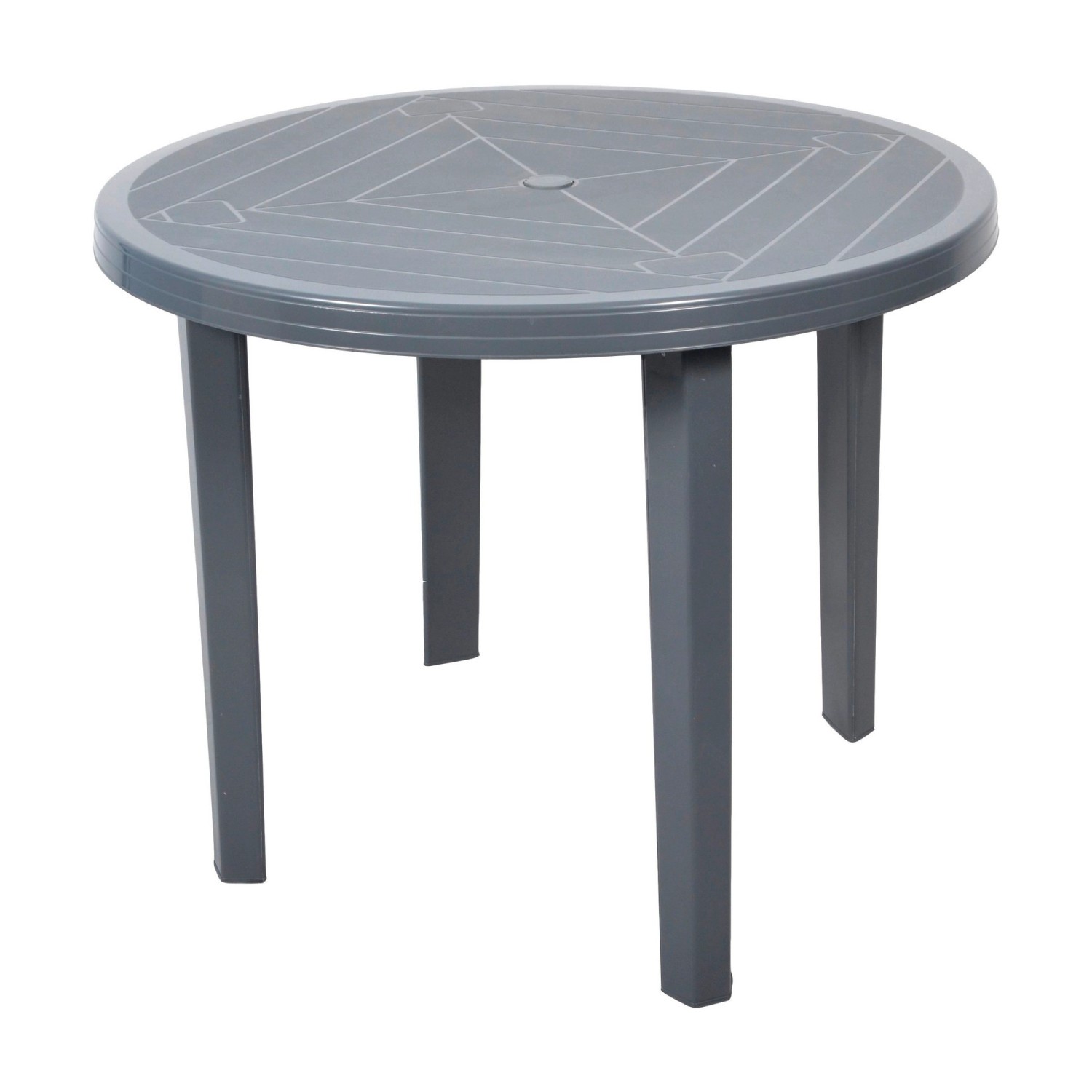 Stół ogrodowy OPAL okrągły szary