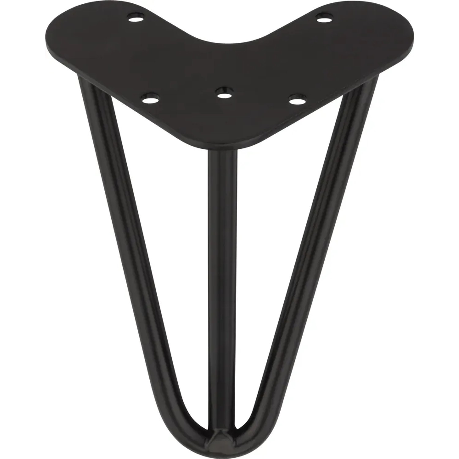 Noga meblowa metalowa czarna 15 cm