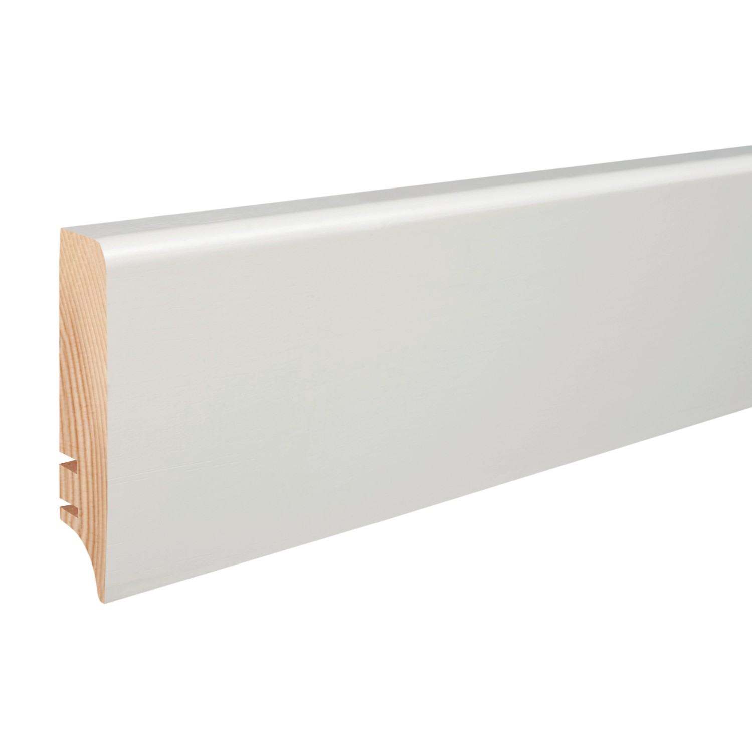 Barlinek Listwa przypodłogowa biała malowana 16 x 70 x 2200 mm