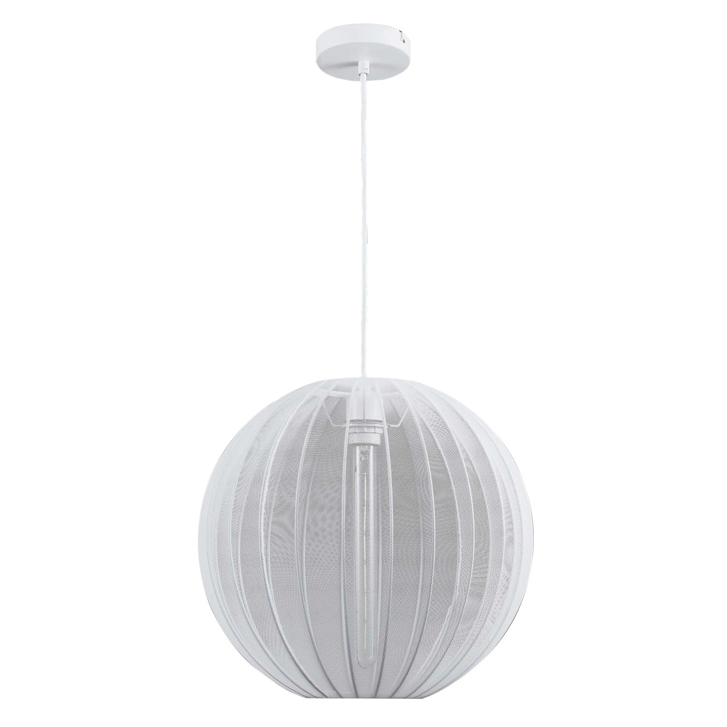 Goldlux Lampa wisząca SENSAI 1xE27 max. 10W LED śr. 40 cm biała