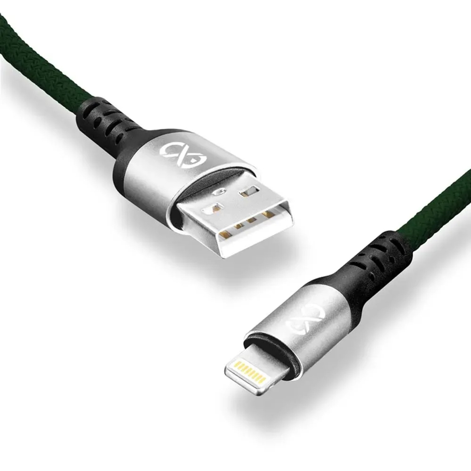 Kabel BRAID USB-Light 1,2m ciemna zieleń