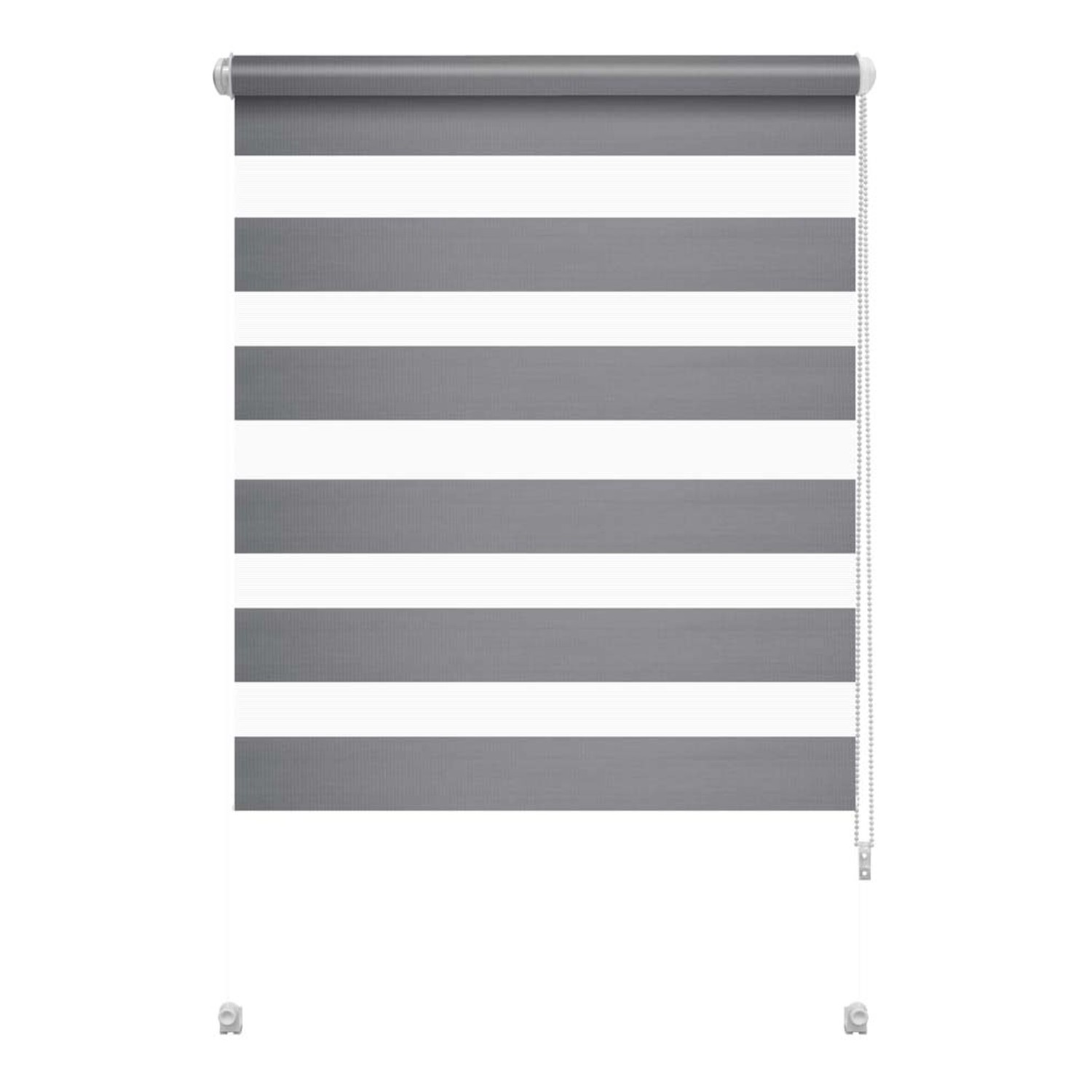 Mini roleta SMART Dzień/noc szara 38,5 cm x 140 cm