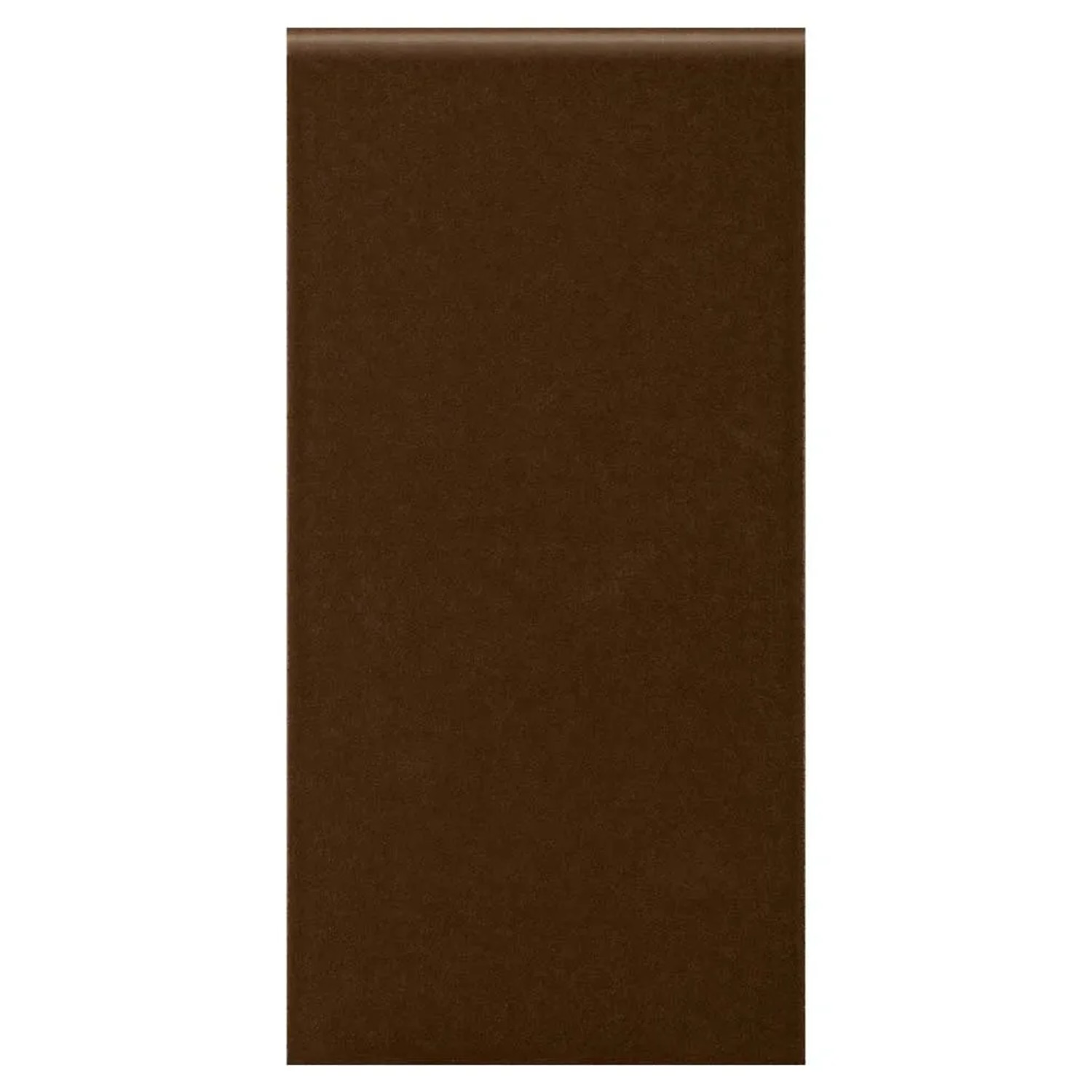 Klinkierowa szkliwiona płytka parapetowa brązowa 30 cm x 14,8 cm