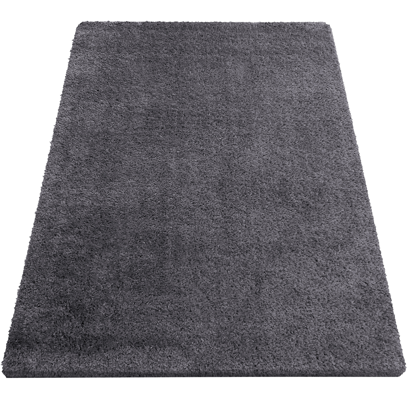 Dywan Kayoom S - typu Shaggy nowoczesny, mięciutki - ciemny stalowy