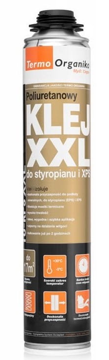 TERMOORGANIKA KLEJ POLIURETANOWY XXL 850 ML