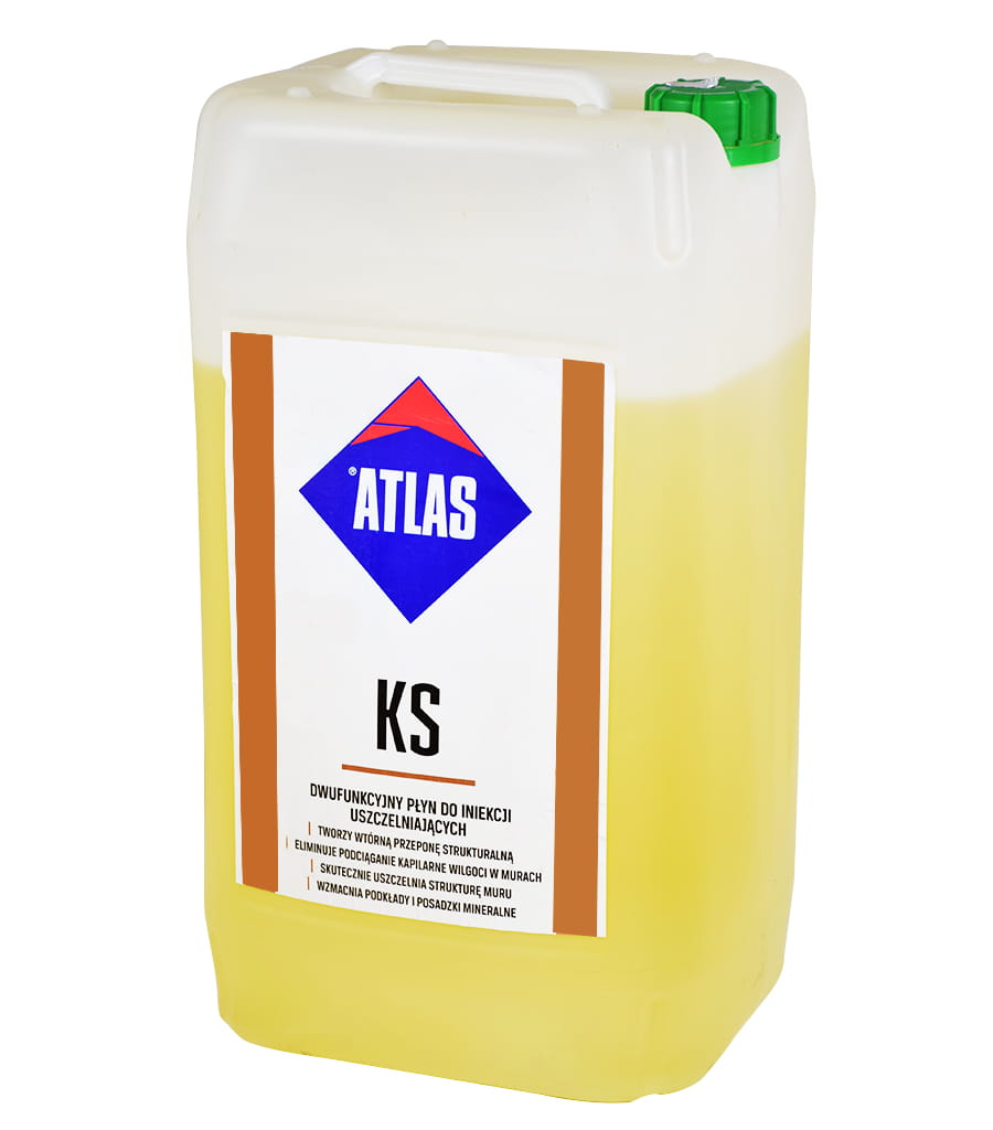 ATLAS KS DWUFUNKCYJNY PŁYN DO INIEKCJI OSUSZANIE/USZCZELNIANIE 30 KG