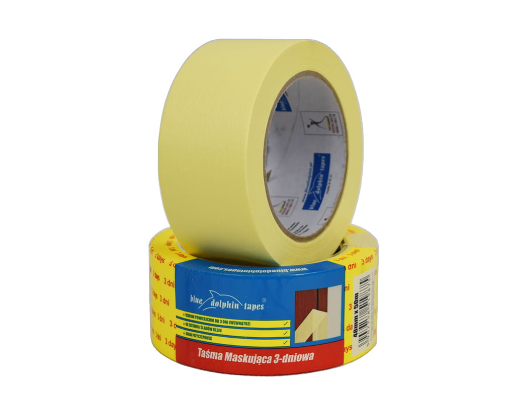 BLUE DOLPHIN TAŚMA MASKUJĄCA MT-PPR 3-DNI 48MMX50M