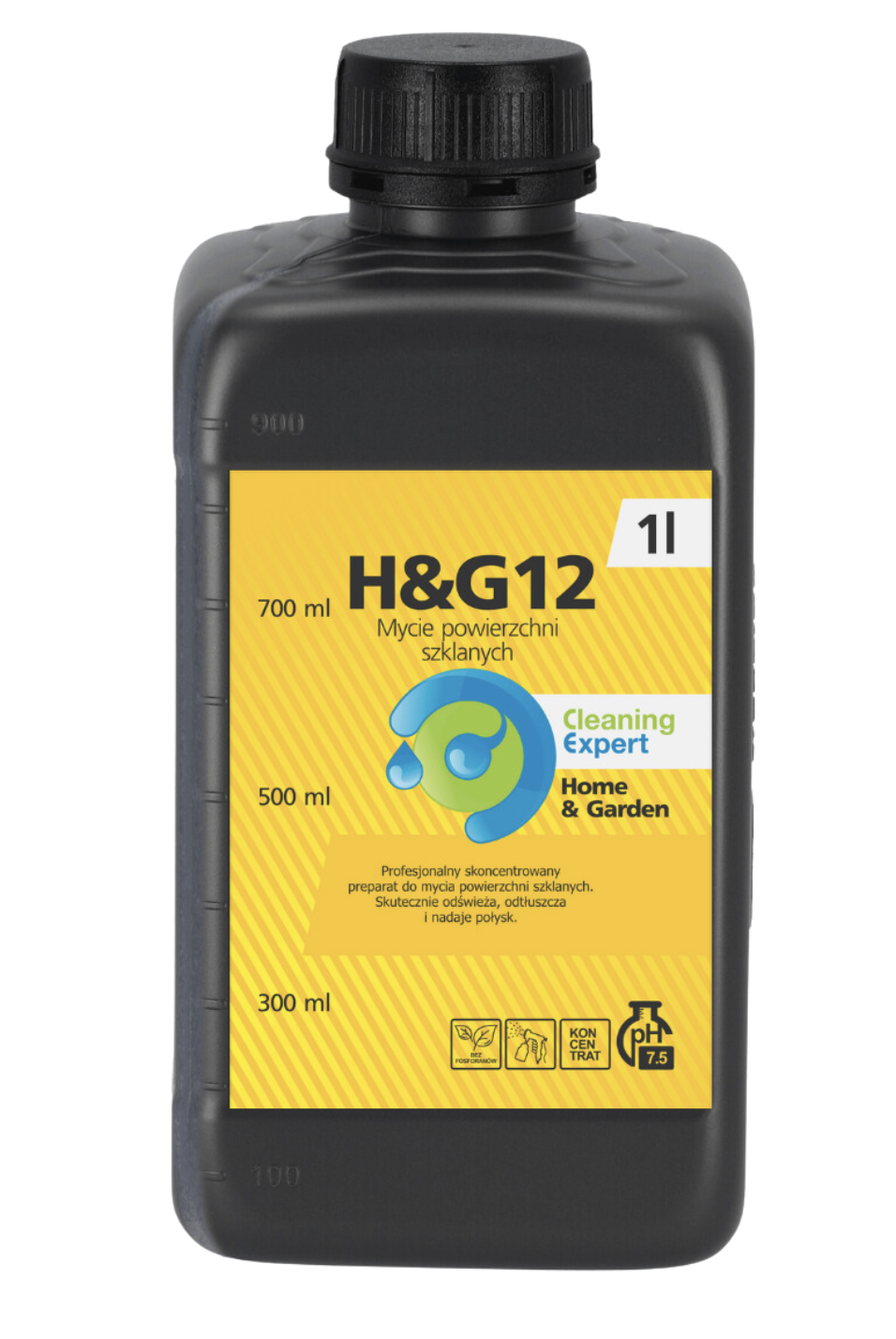 H&G12 Mycie wodoodpornych powierzchni, szyb i luster- 1L