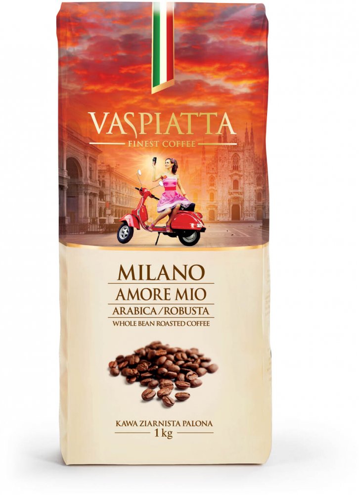Kawa ziarnista Vaspiatta Milano Amore Mio, 1kg